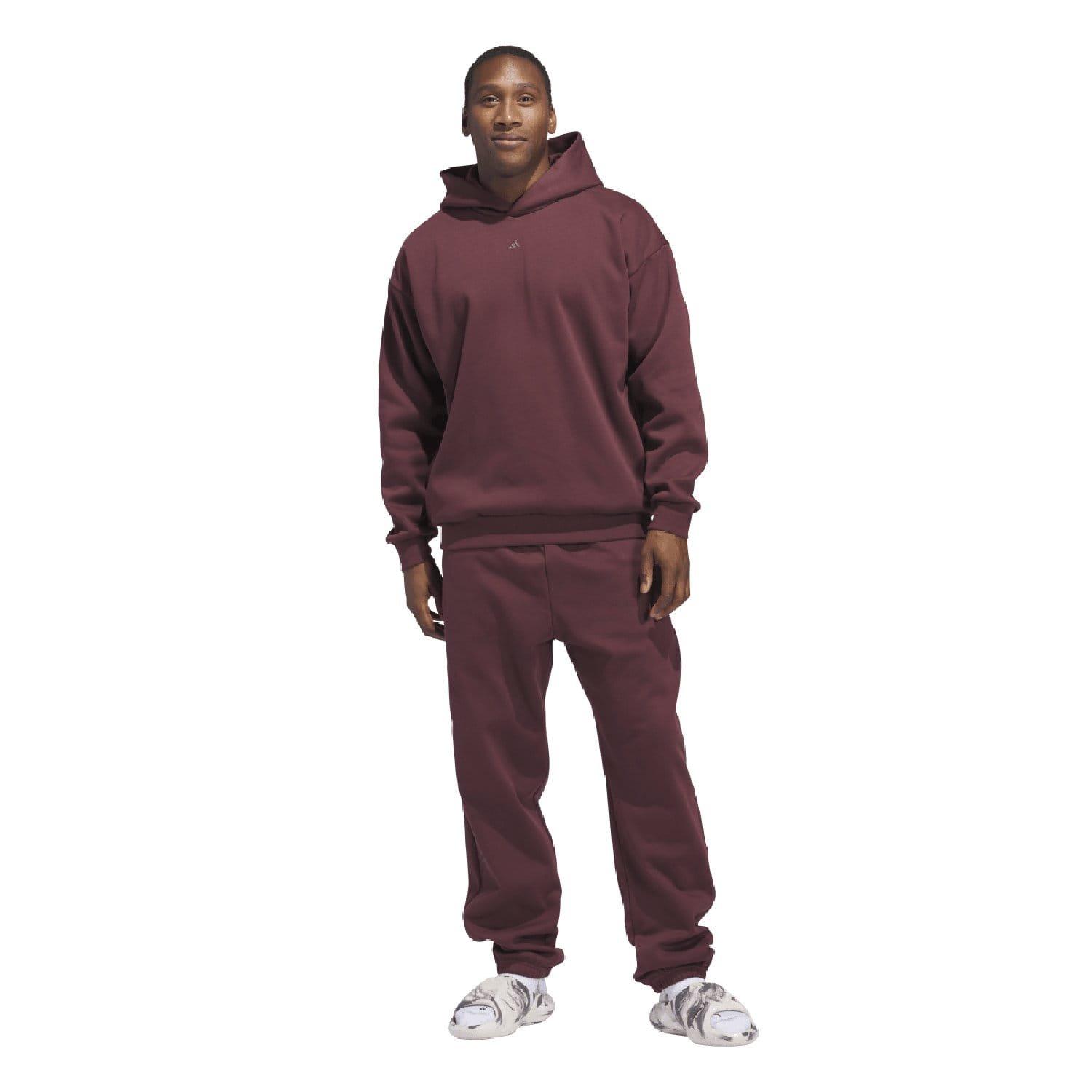 Rot - adidas - Basketball Fleece Hoodie (Gender Neutral) - 6