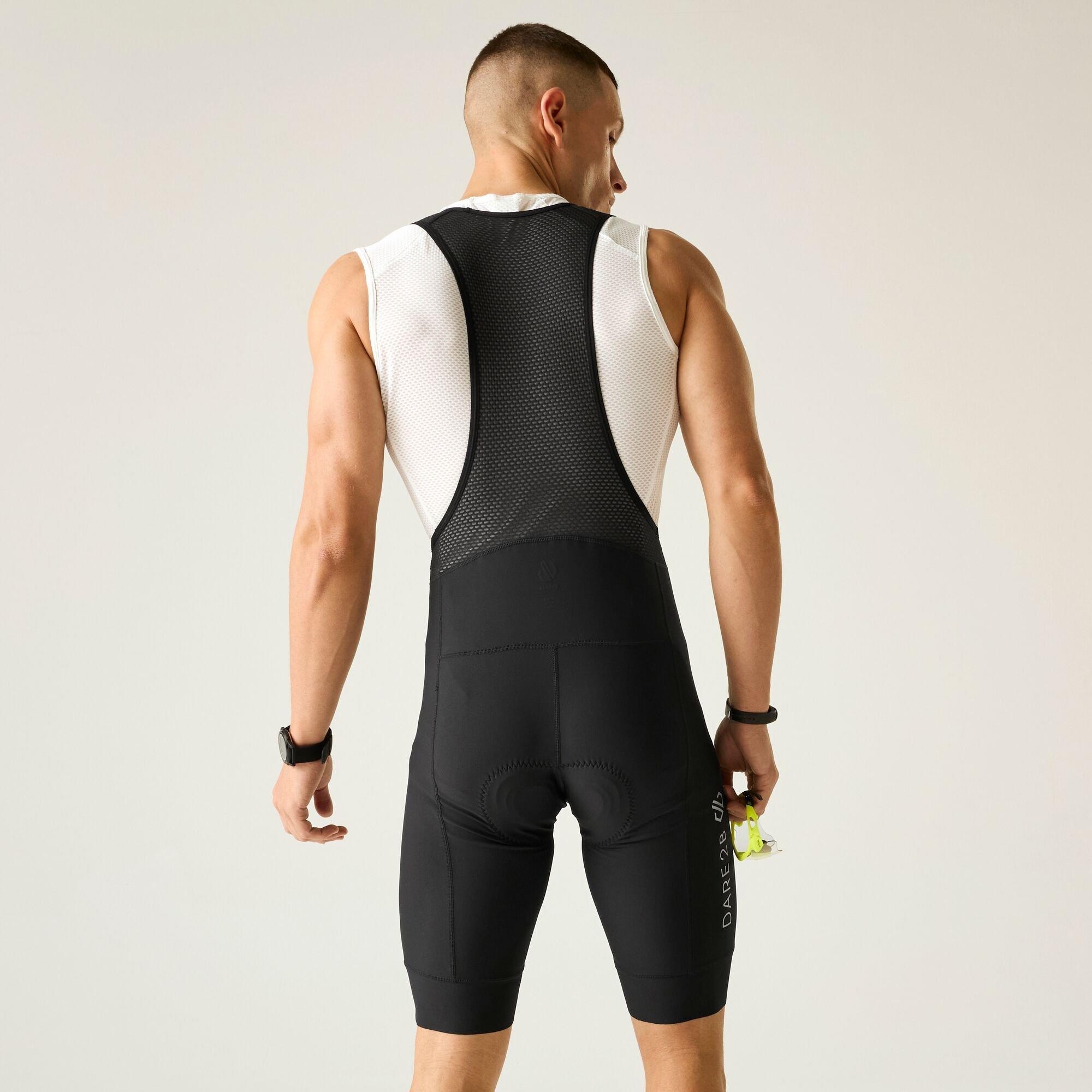 Black - Dare 2b - Mens Ultra Bib Cycling Shorts - 2