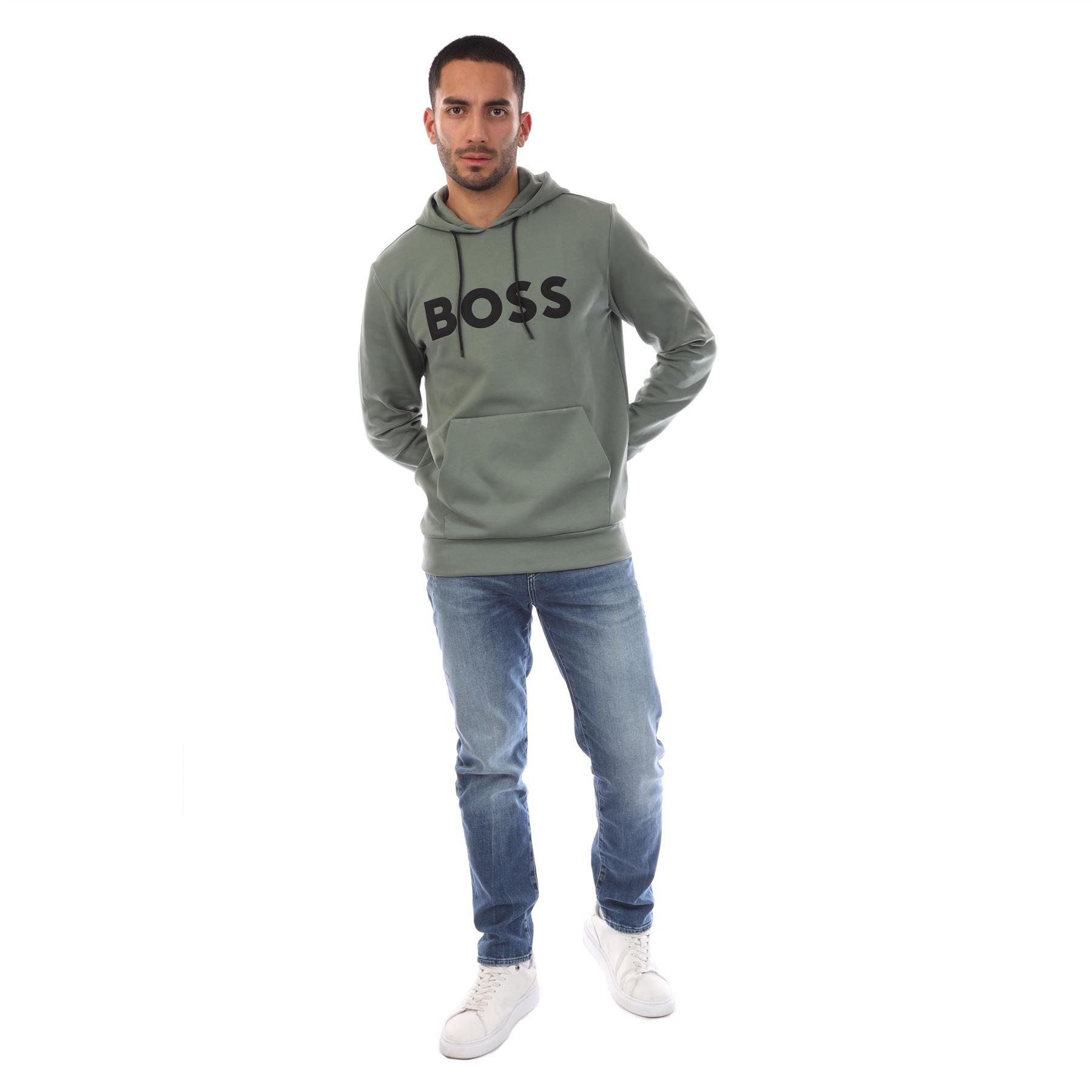 Green - Boss - Soody Zone Sweatshirt - 3