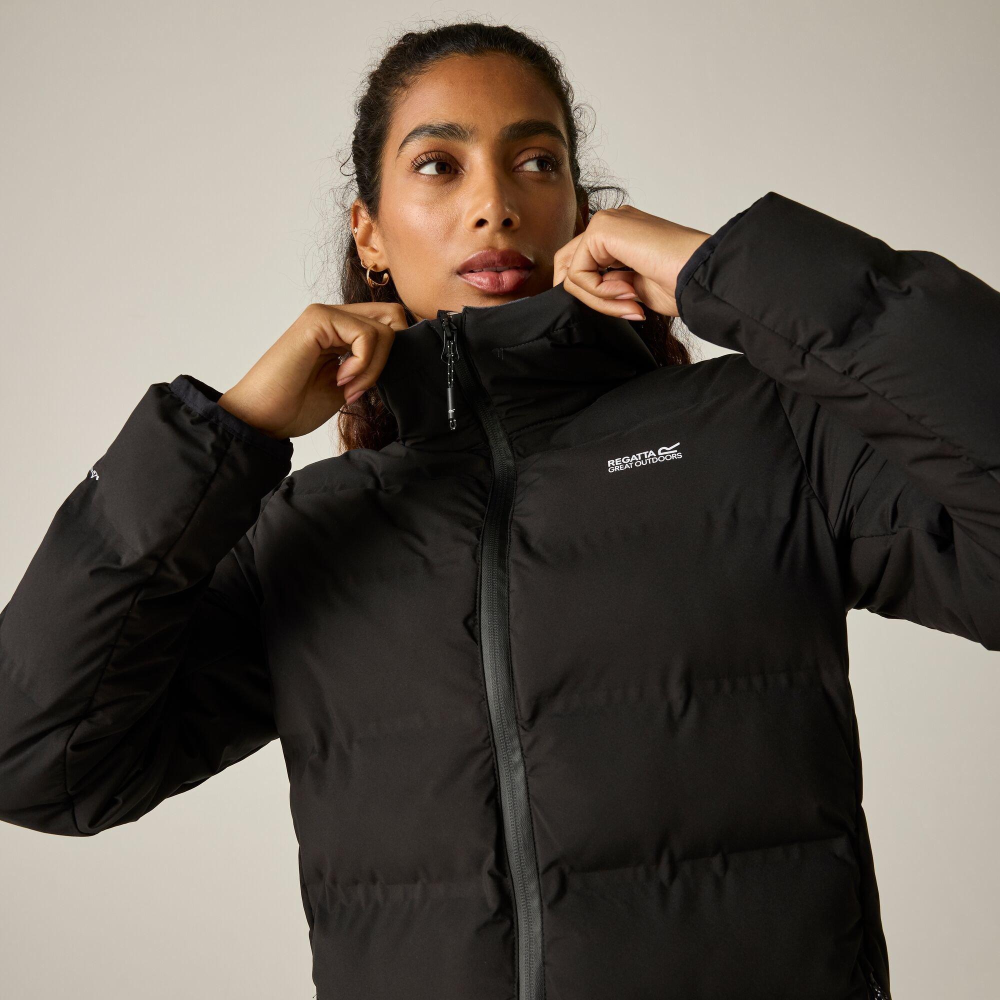 Black(Mocha) - Regatta - Womens Altoro Thermal Longline Jacket - 7