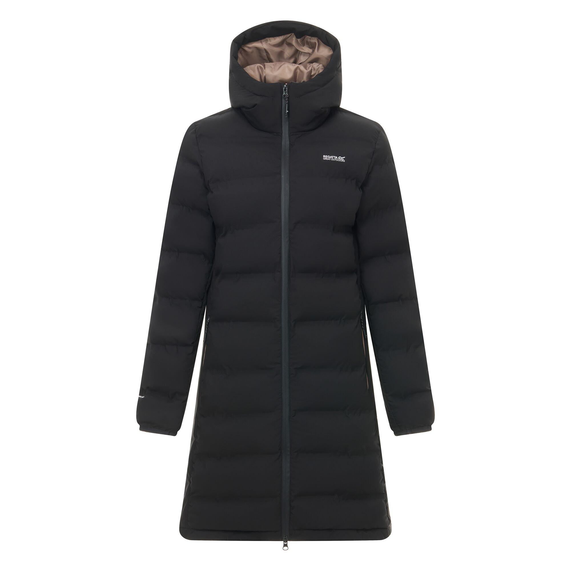 Black(Mocha) - Regatta - Womens Altoro Thermal Longline Jacket - 10
