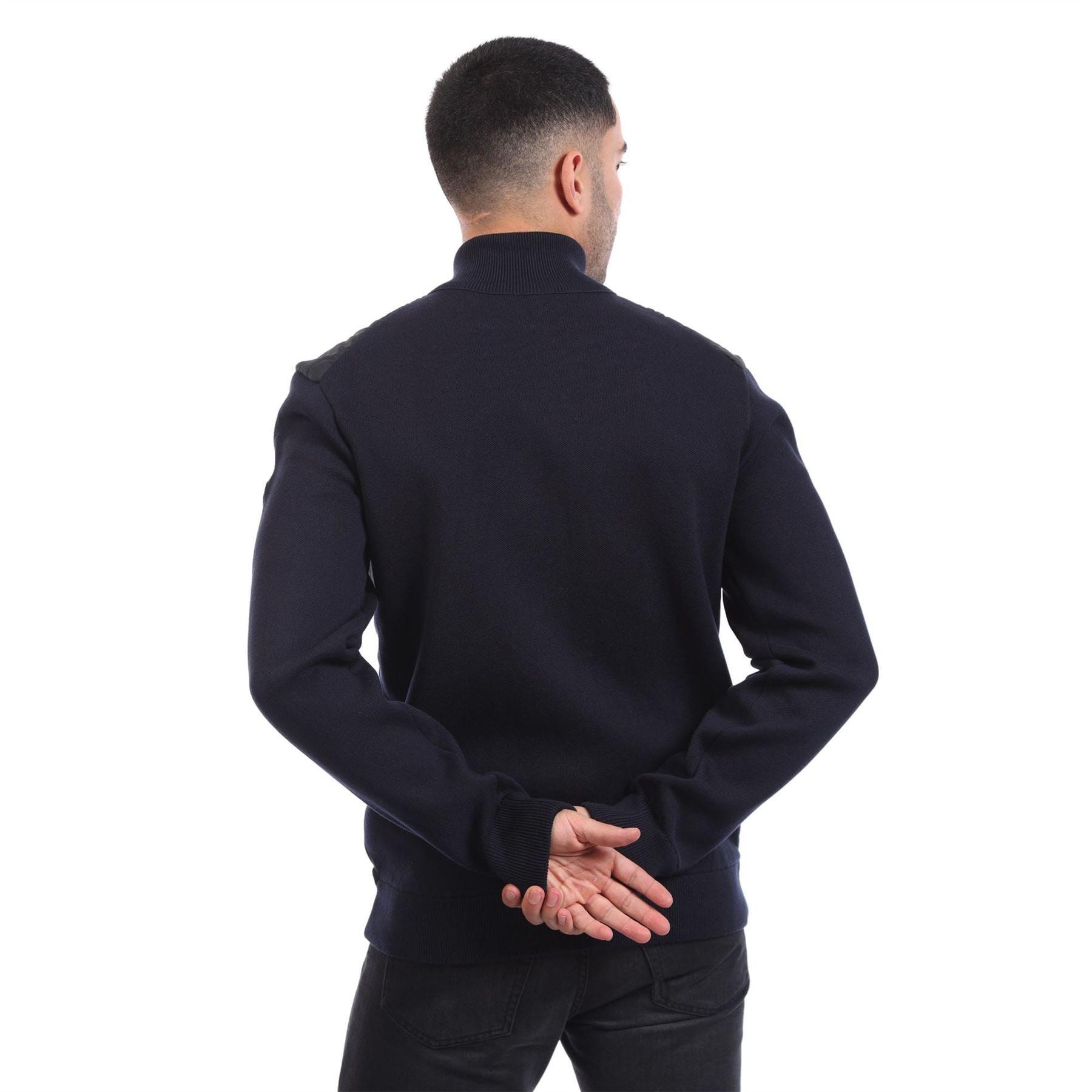 Dark Blue - Boss - C-Ibaio Regular Fit Hybrid Jacket - 2