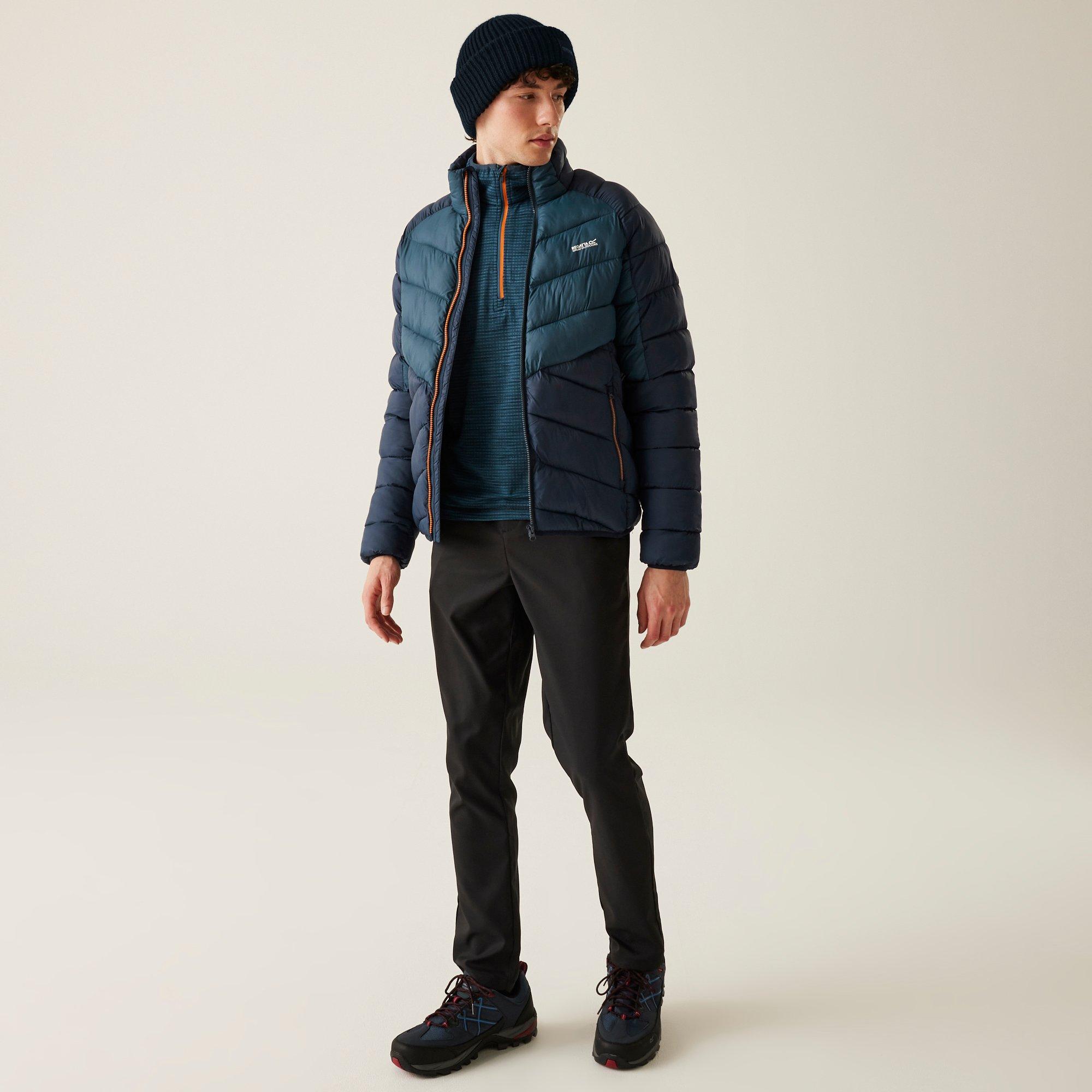 Mnlgtden/Nvy - Regatta - Men's Dalent Water-Resistant Thermal Quilted Jacket - 3