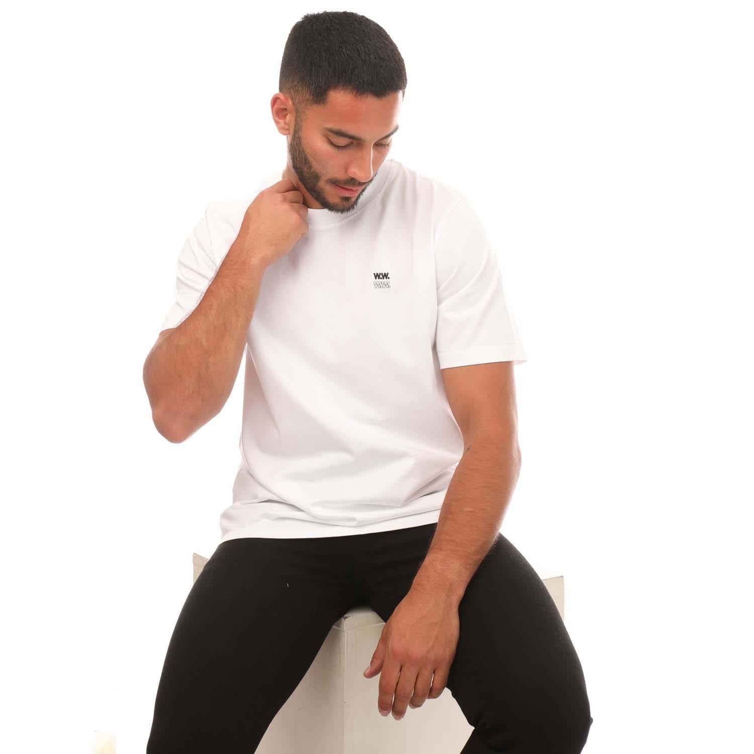 White - Wood Wood - Bobby Double Logo T-Shirt - 4