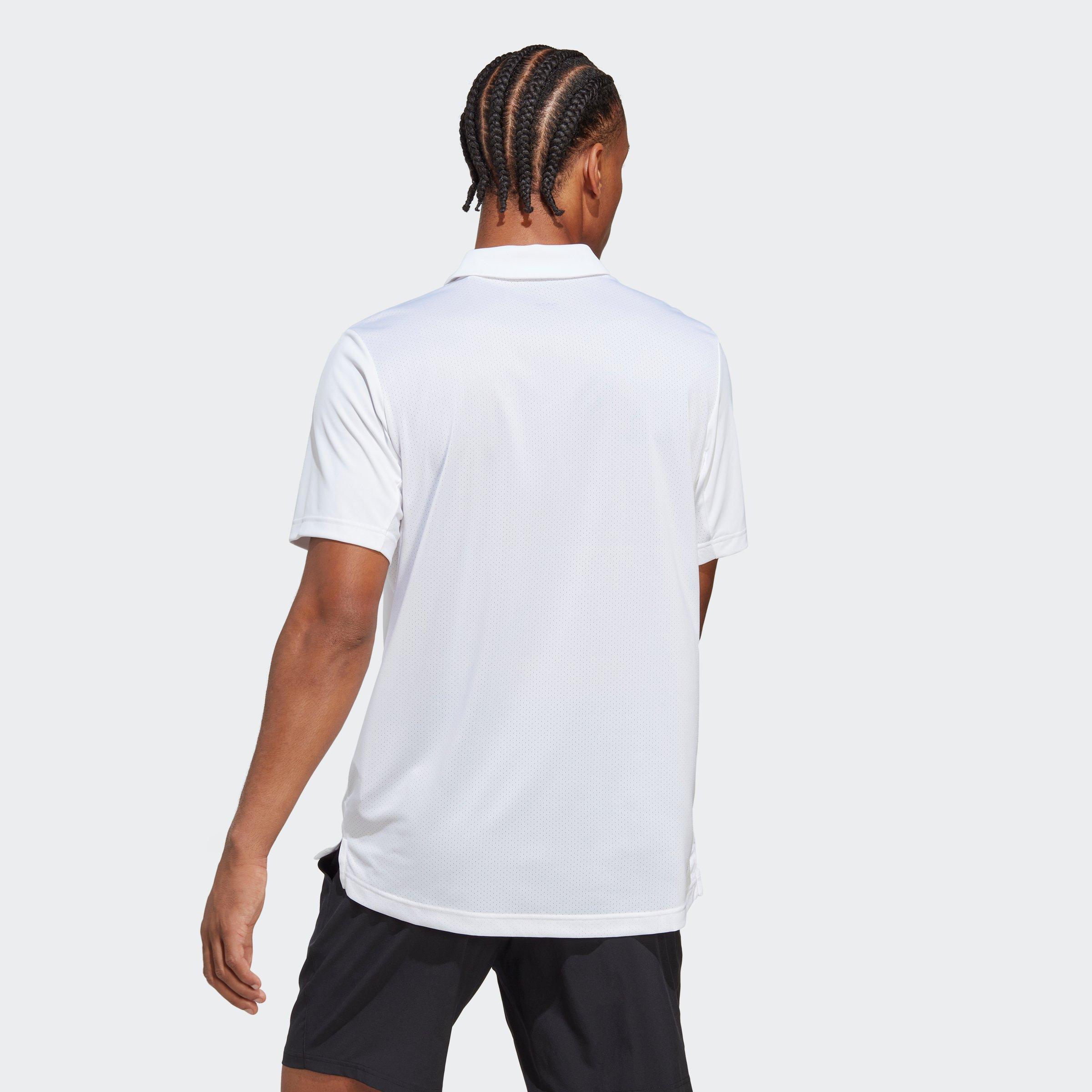 White - adidas - Club Tennis Polo Shirt Mens - 3