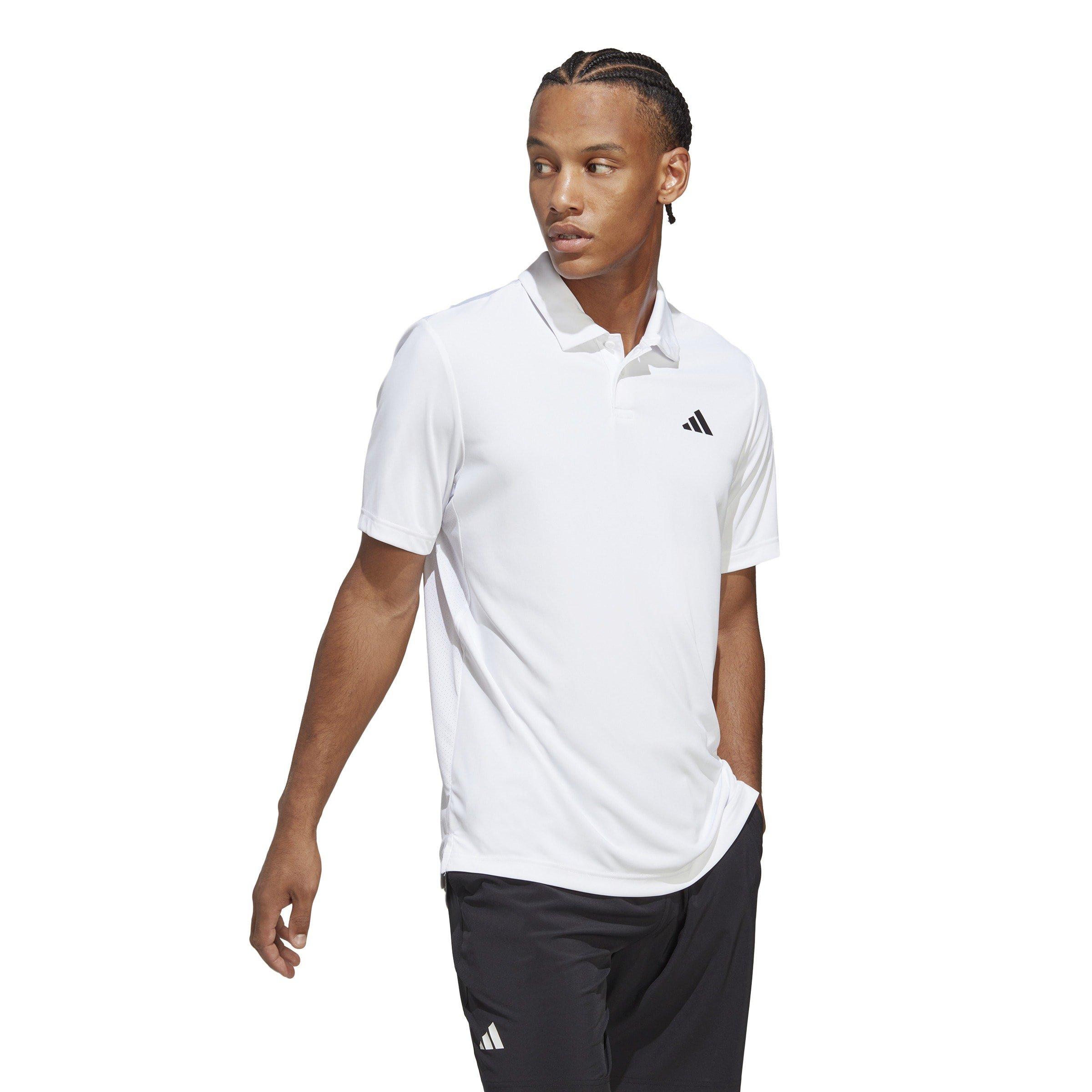White - adidas - Club Tennis Polo Shirt Mens - 4