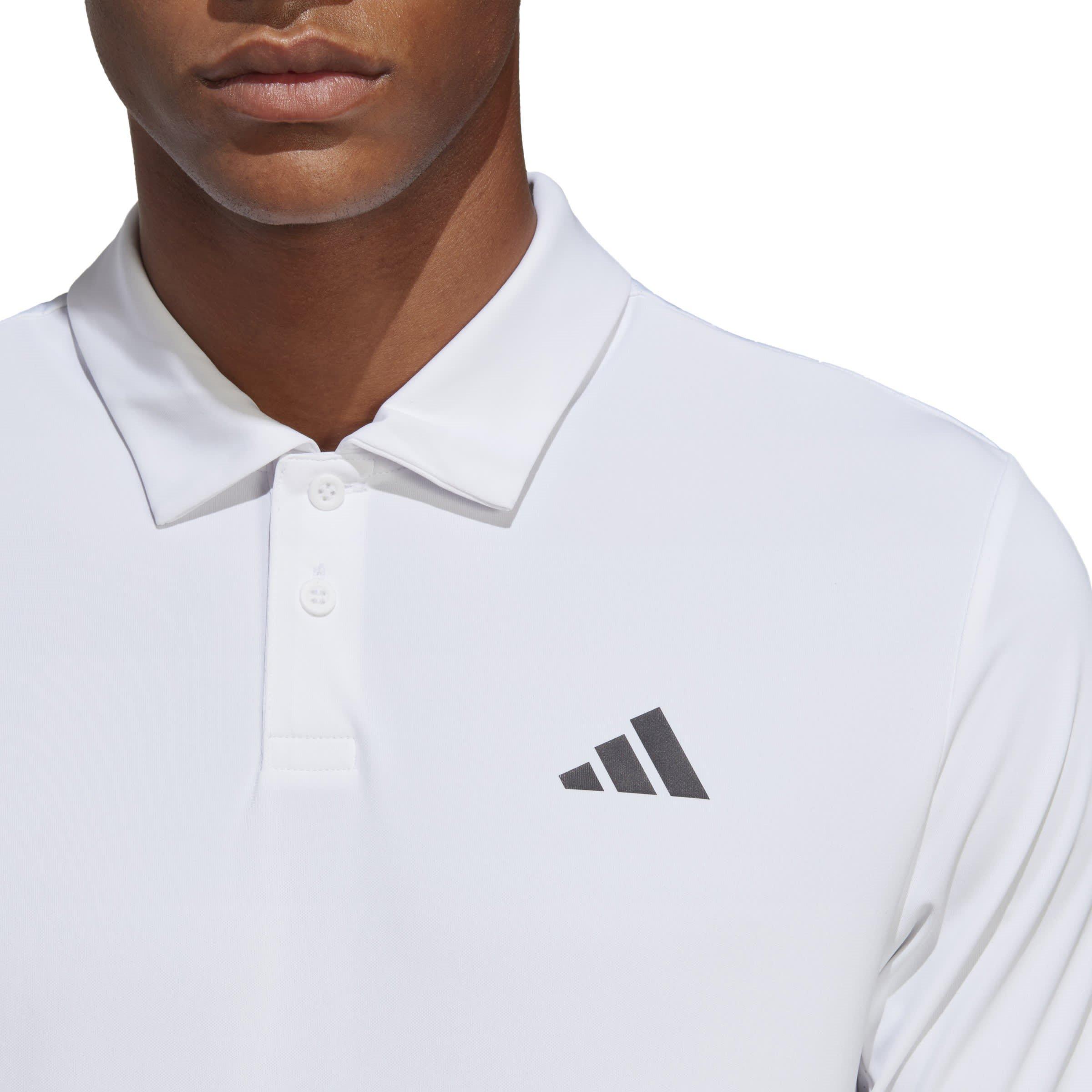 White - adidas - Club Tennis Polo Shirt Mens - 5
