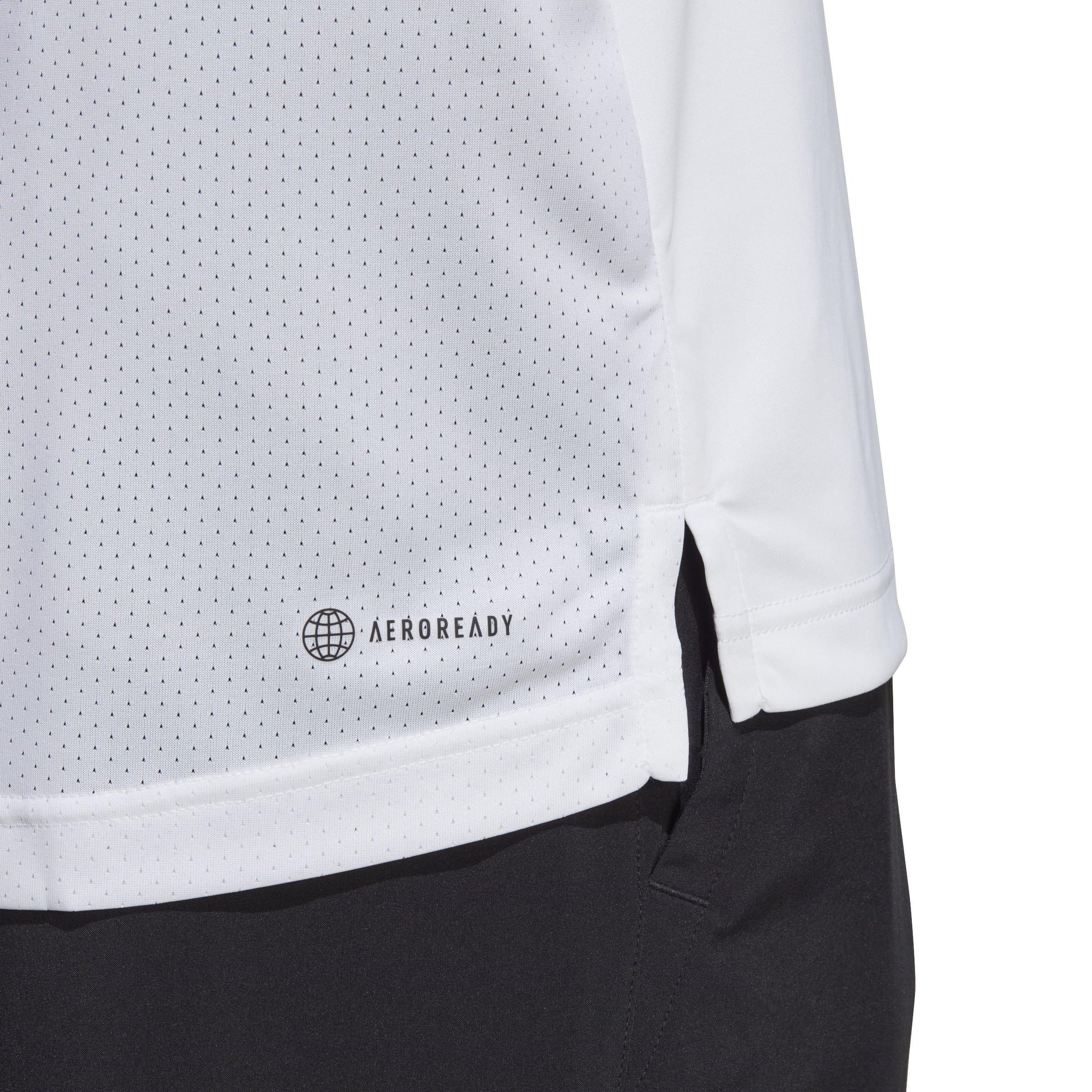 White - adidas - Club Tennis Polo Shirt Mens - 6
