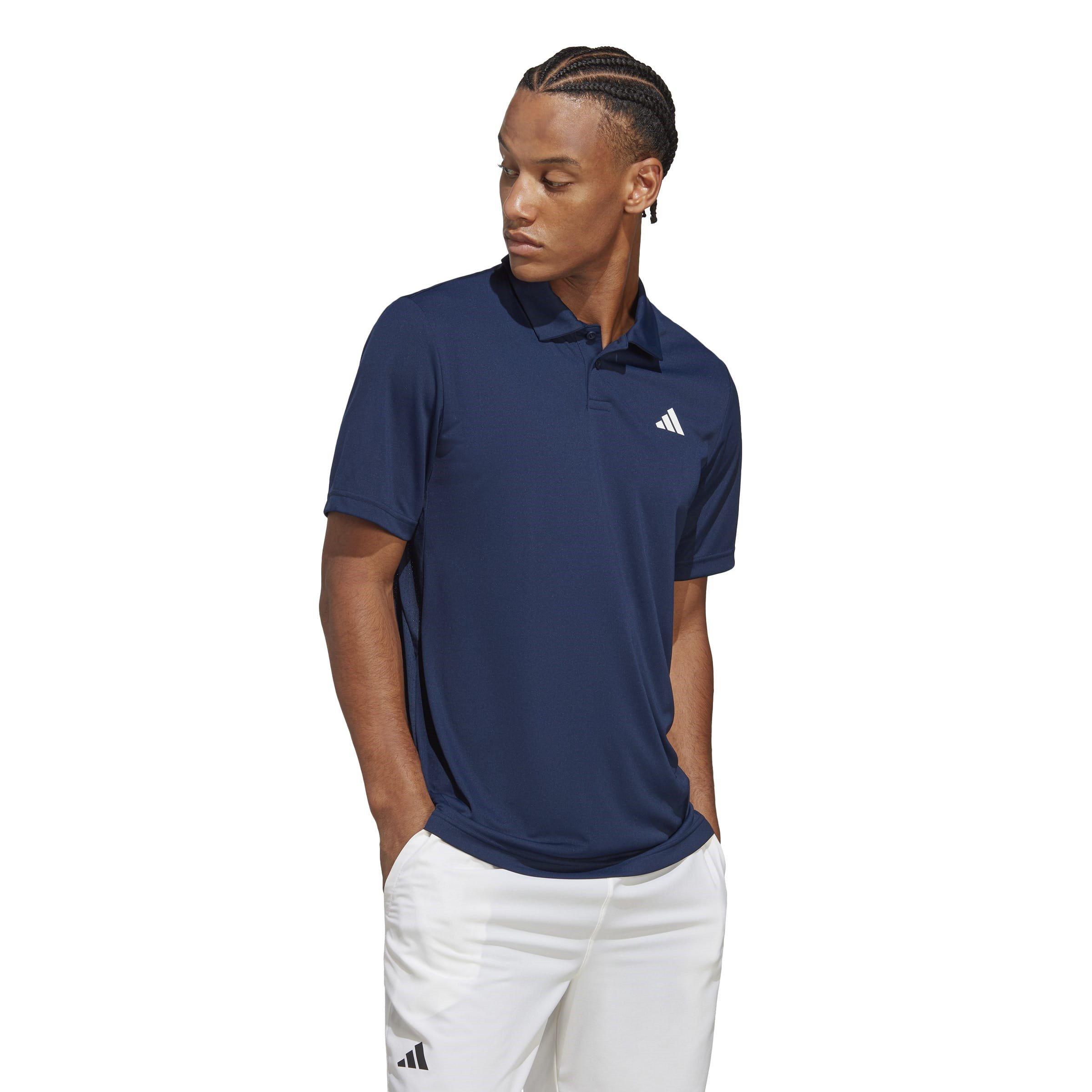 Collegiate Navy - adidas - Tennis Polo Shirt Mens - 4