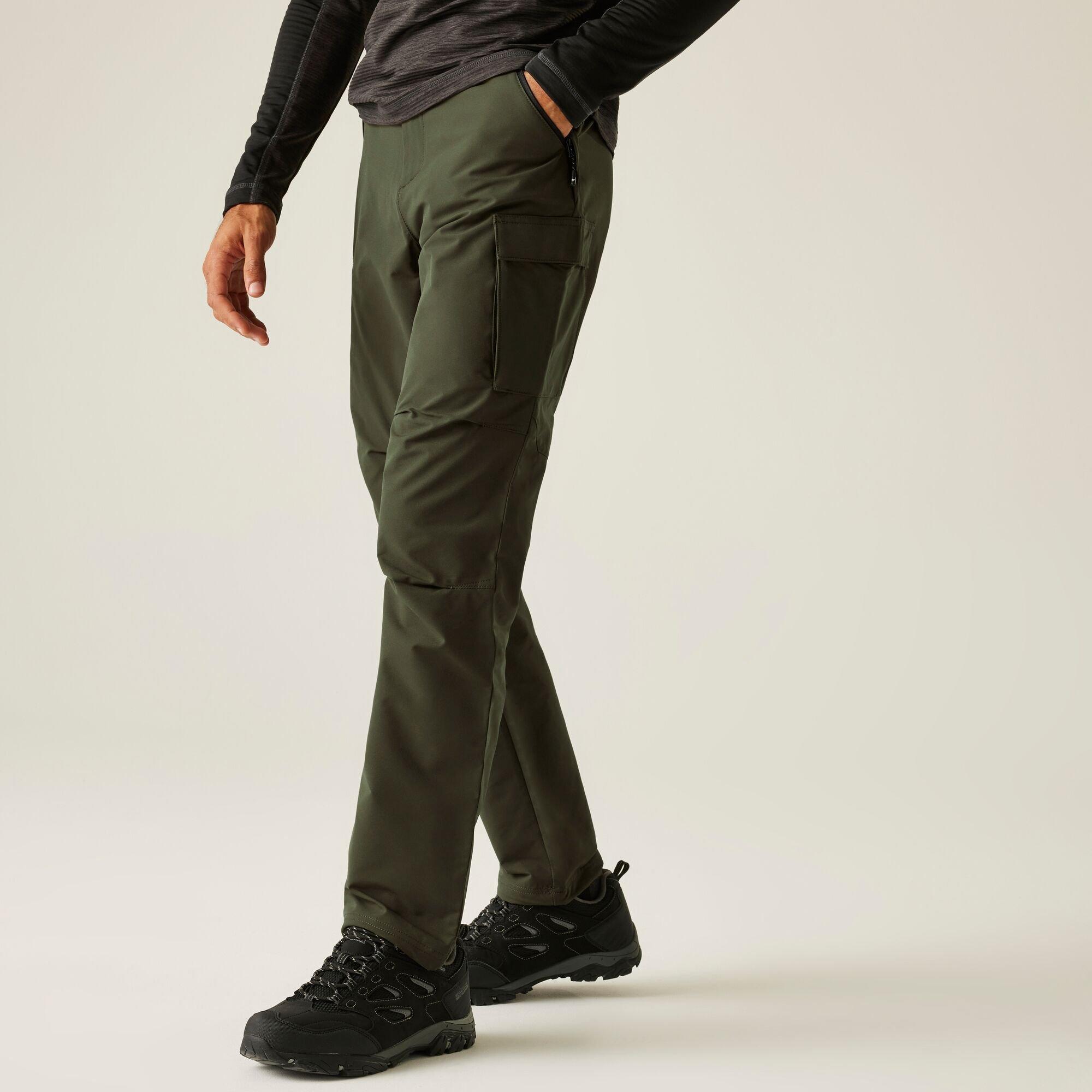 Regatta Men's Questra Cargo Walking Trousers - Dark Khaki - 30