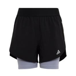 adidas geometric-print shorts White