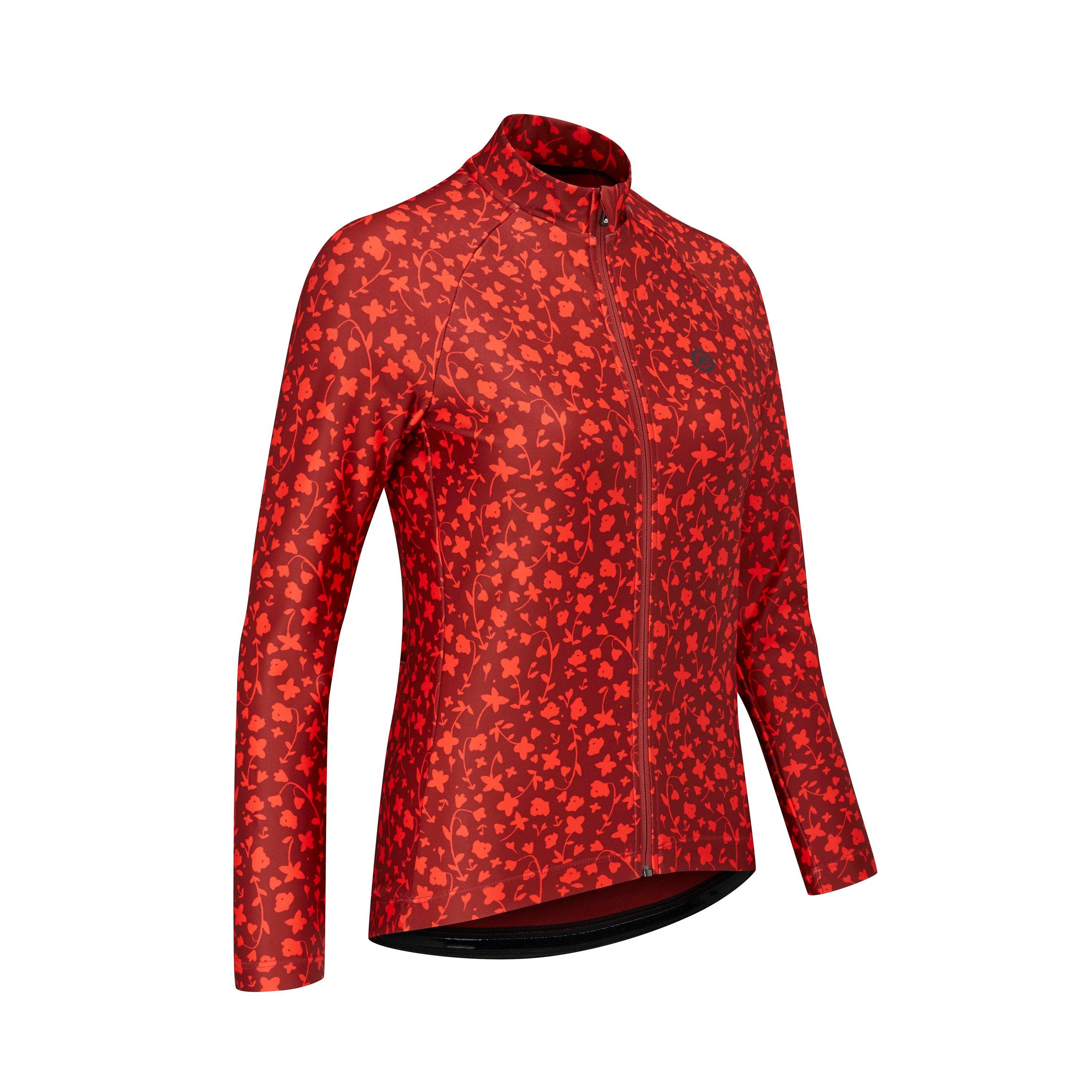 Warm Red - Chapeau - Ladies Rosa LS Thermal Jersey Pattern,  Warm Red - 2