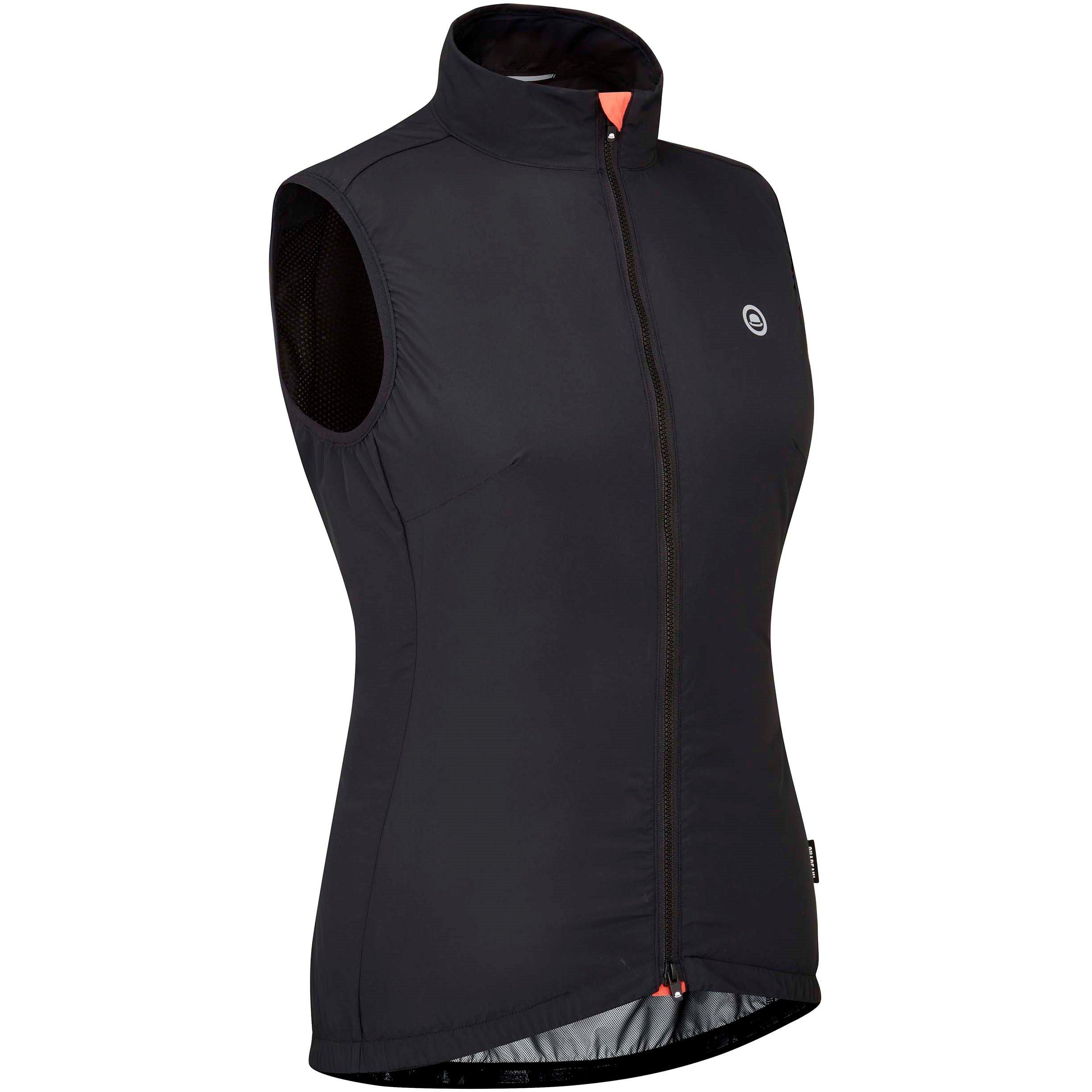 Black - Chapeau - Women's Club Windproof Water Resistant Packable Gilet - 2