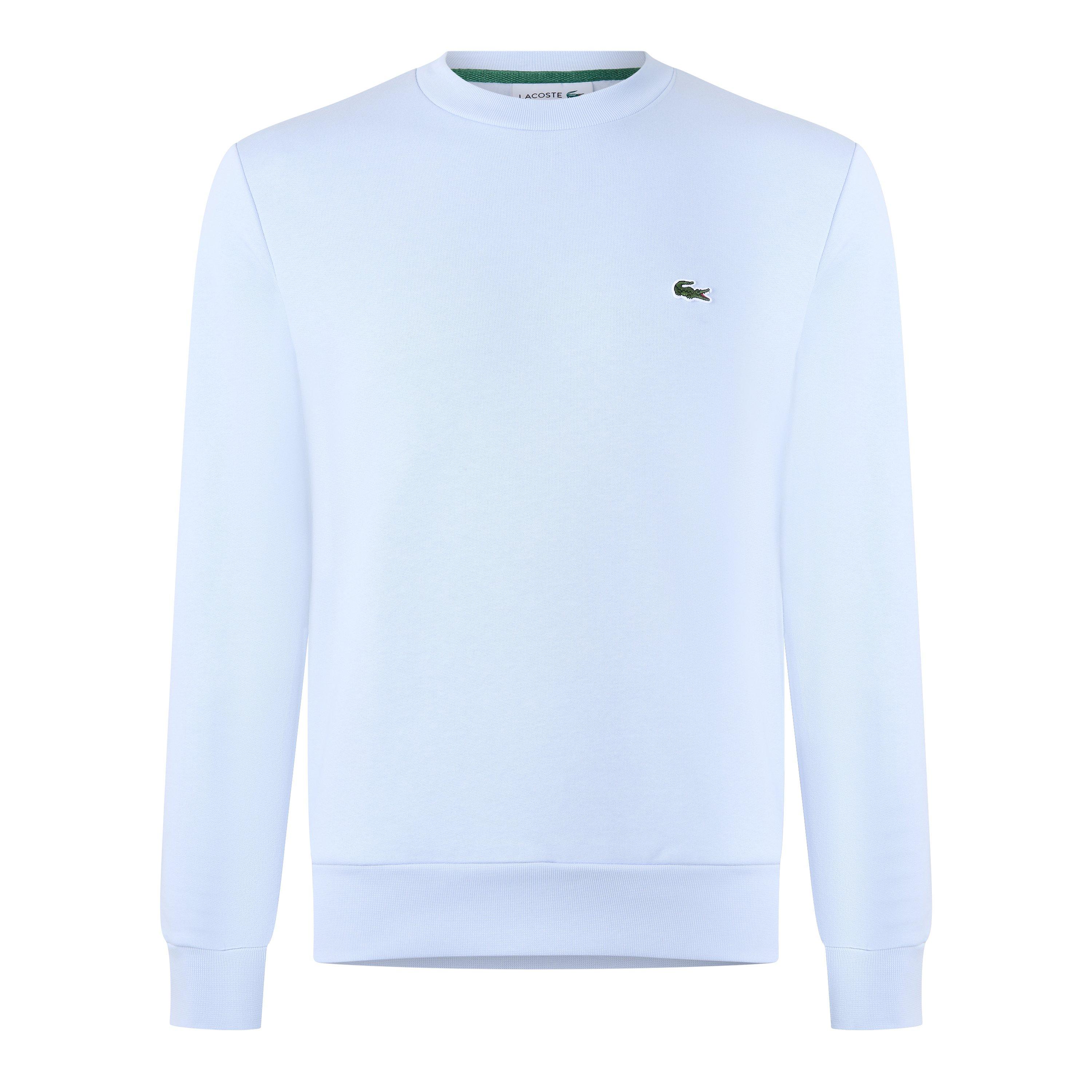 Blue - Lacoste - Fleece Crewneck Sweatshirt - 1
