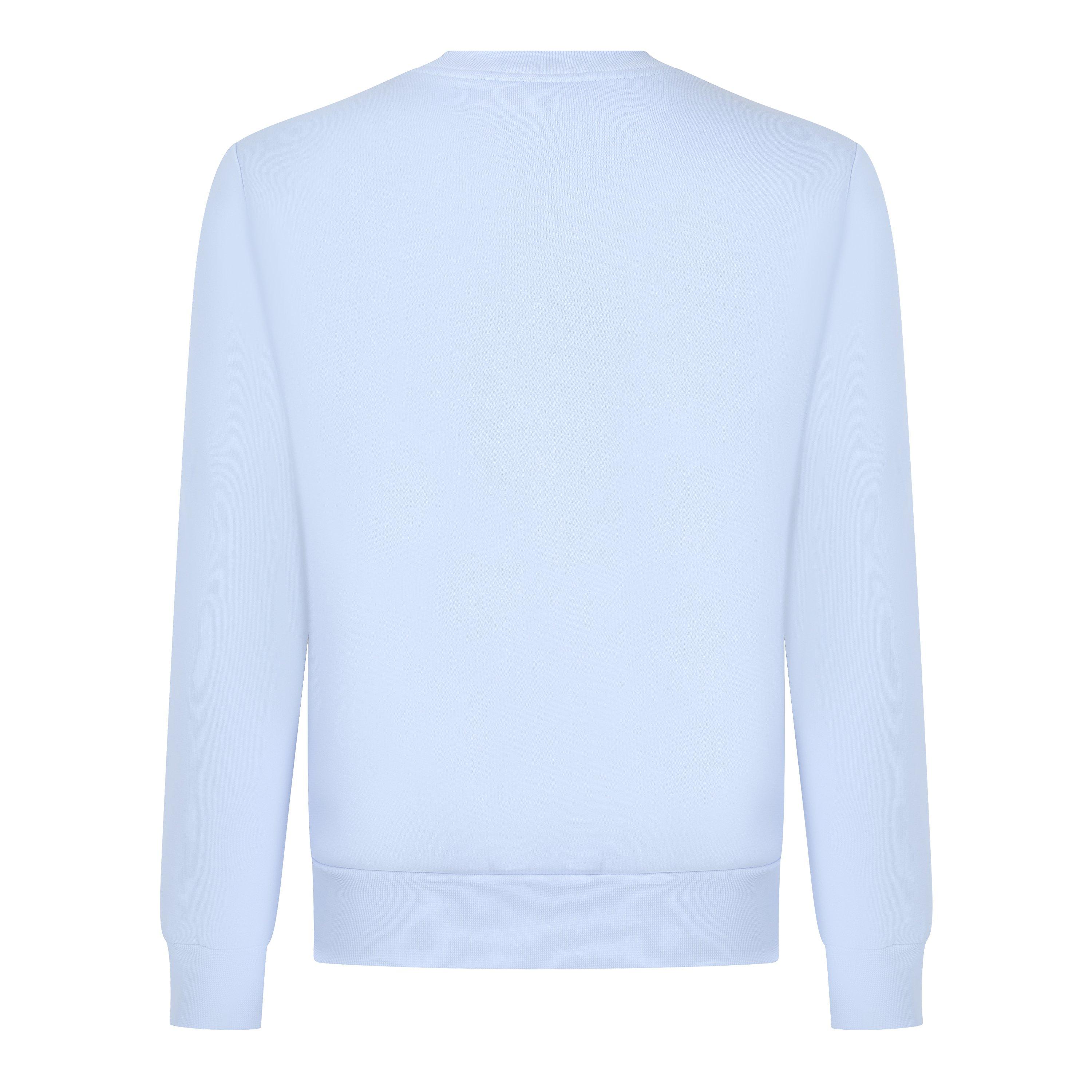 Blue - Lacoste - Fleece Crewneck Sweatshirt - 2