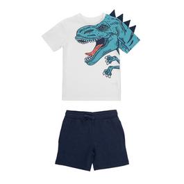 Studio Younger Boys 3D Dino Tshirt and Short