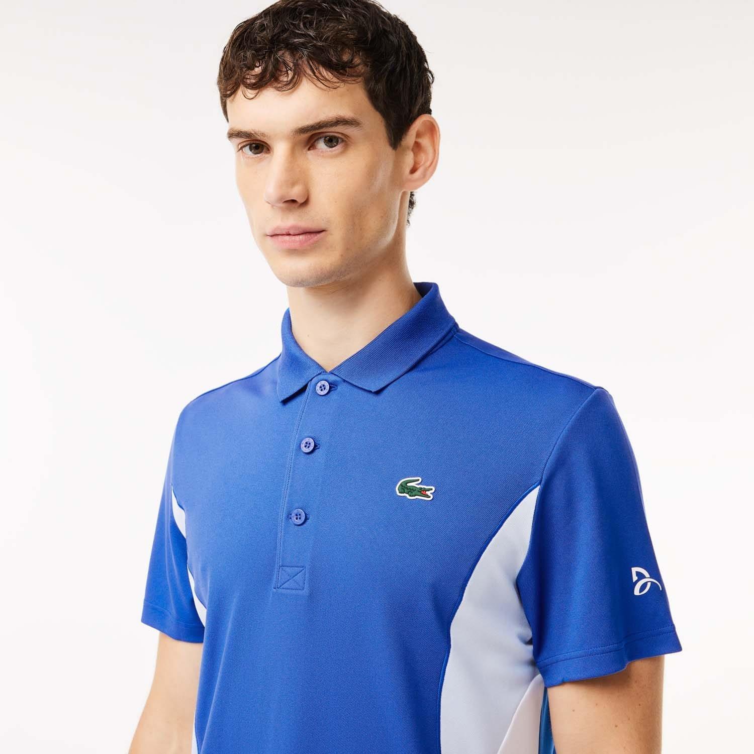 Blue - Lacoste - Tennis x Novak Djokovic Fan Regular-Fit Polo Shirt - 3