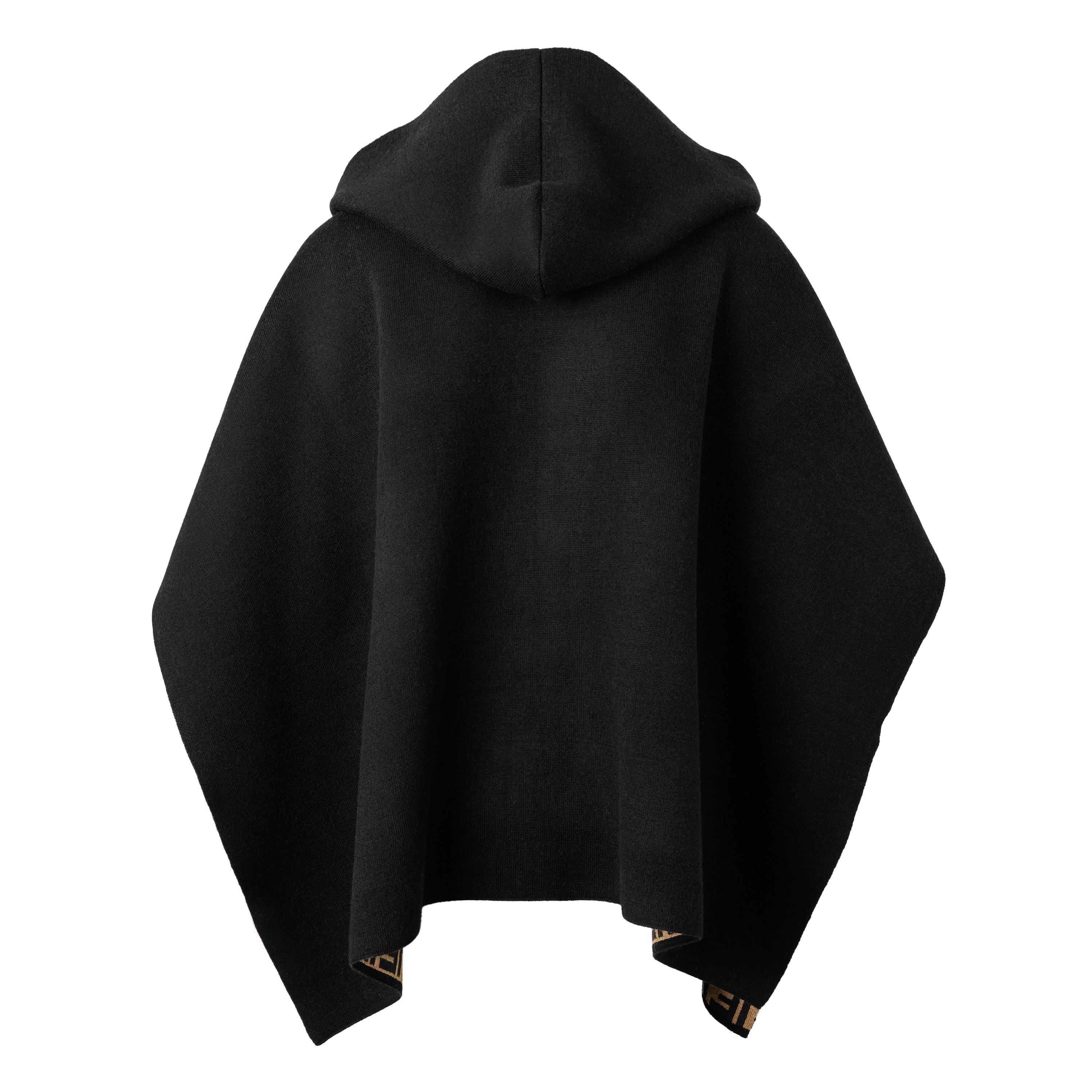 Black SF1M0T - Fendi - Fendi FF Cape Jn64 - 2