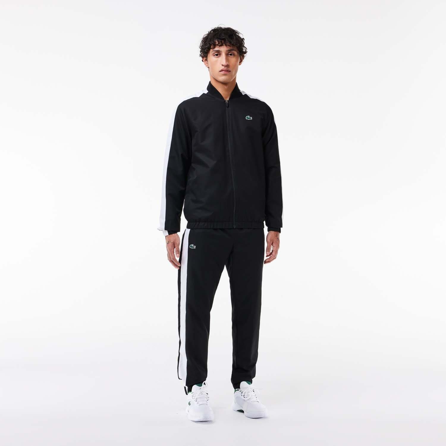 Black-White - Lacoste - Colourblock Tennis Tracksuit - 1