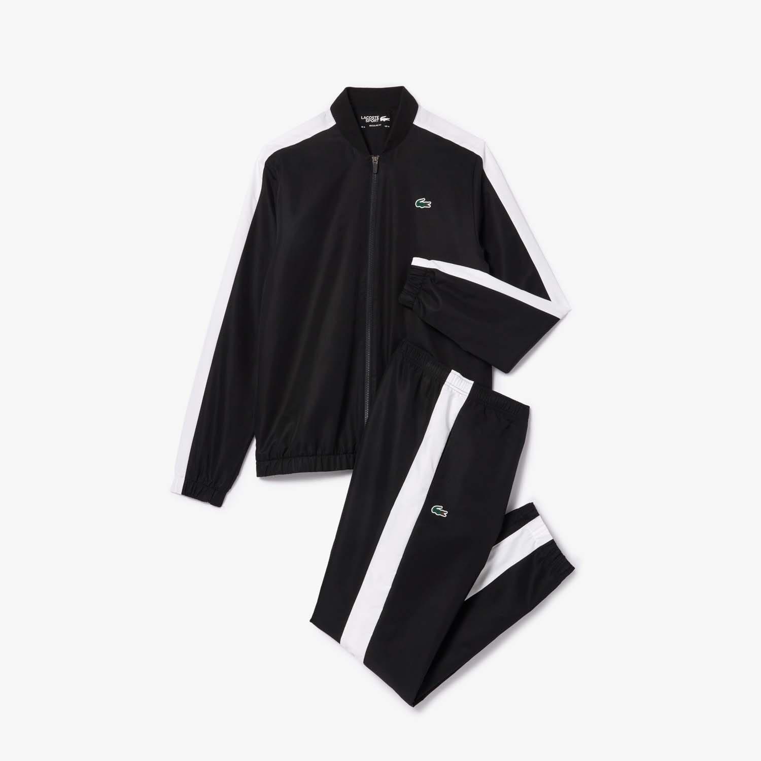 Black-White - Lacoste - Colourblock Tennis Tracksuit - 3