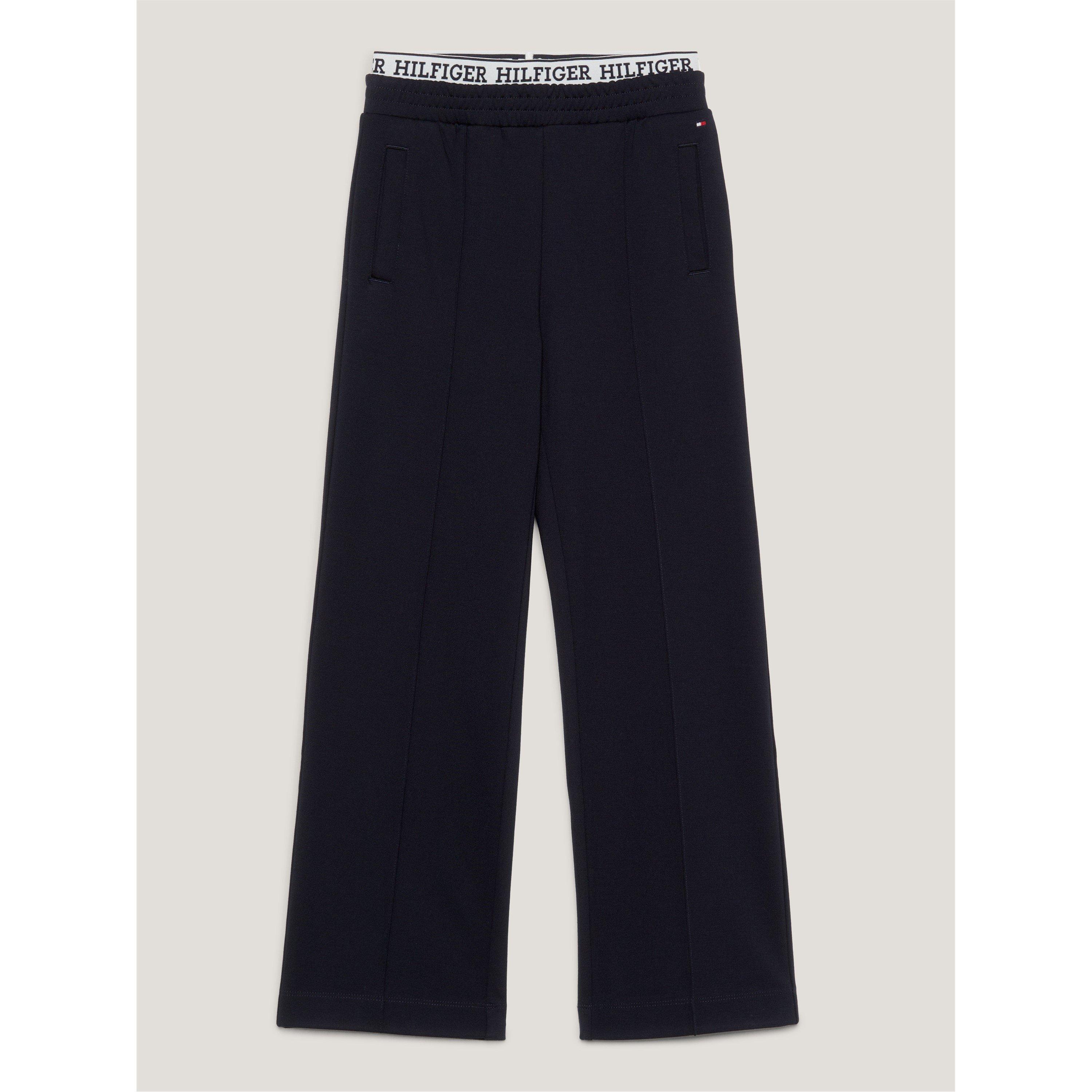 Desert Sky - Tommy Hilfiger - Monotype Tape Wide Leg Sweatpants Junior - 1