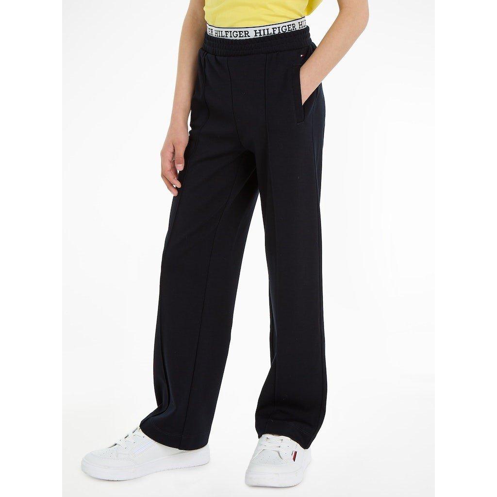 Desert Sky - Tommy Hilfiger - Monotype Tape Wide Leg Sweatpants Junior - 2