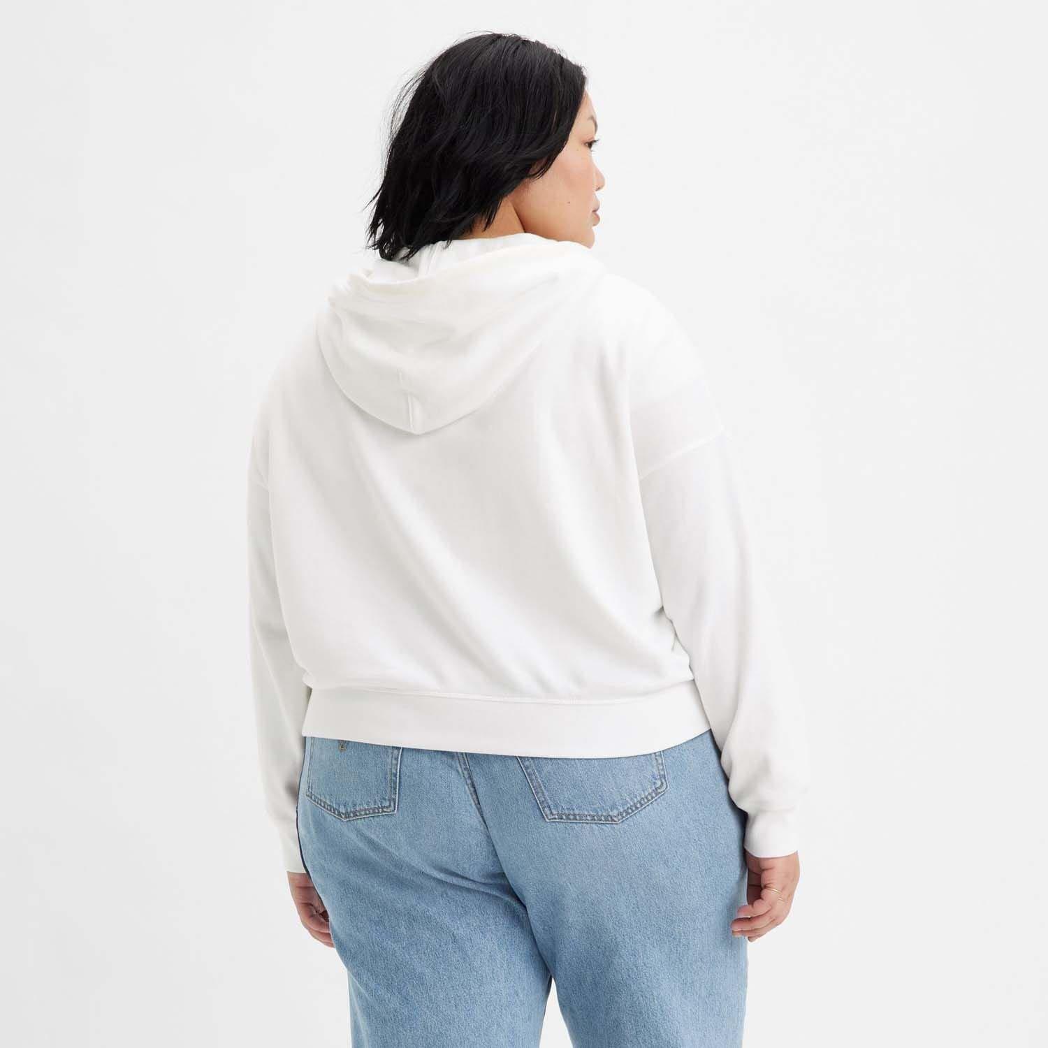 White - Levis - Plus Graphic Authentic Hoodie - 2
