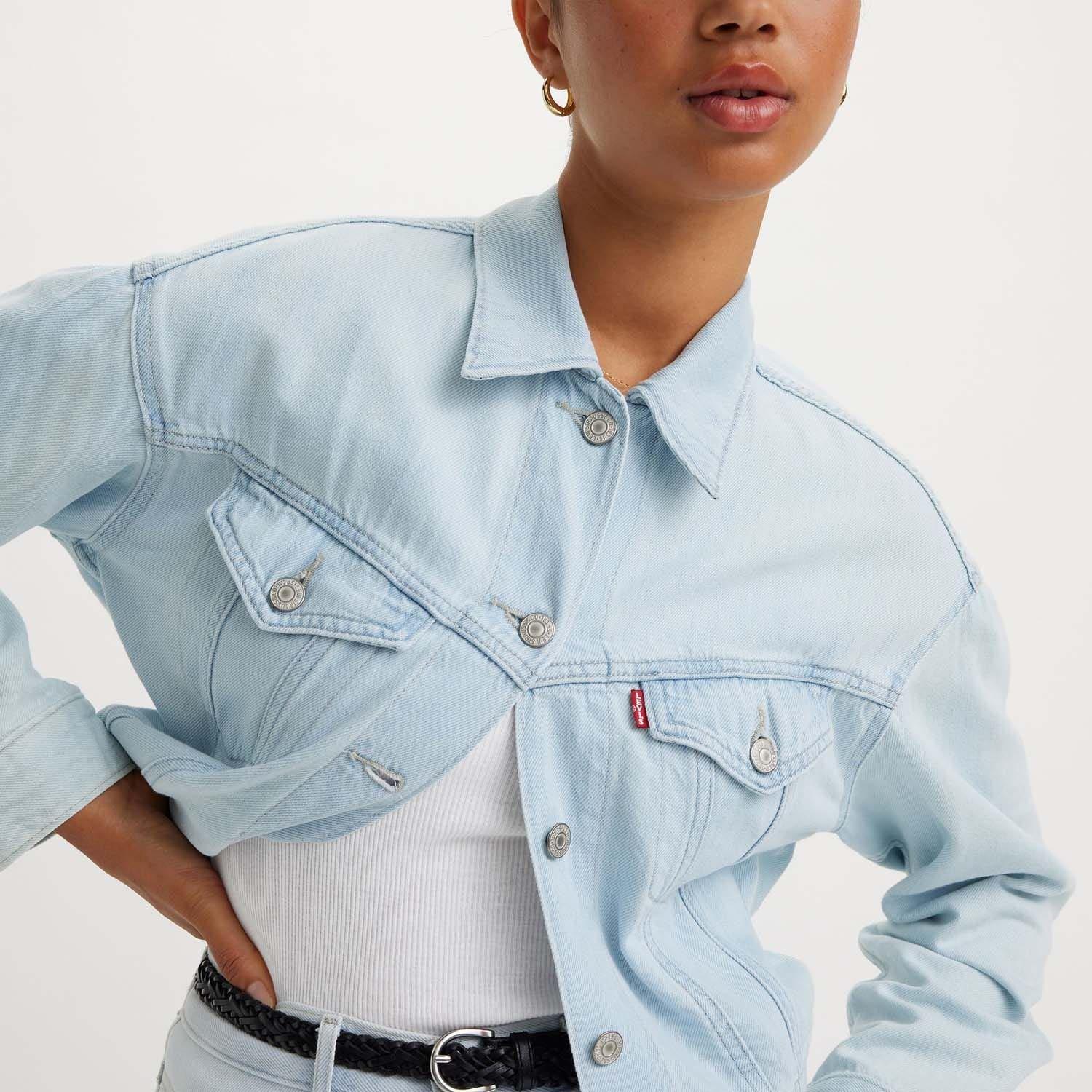 Light Blue - Levis - Lightweight Trucker Jacket - 5
