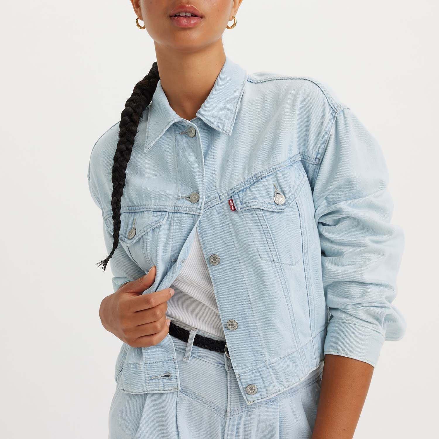 Light Blue - Levis - Lightweight Trucker Jacket - 6