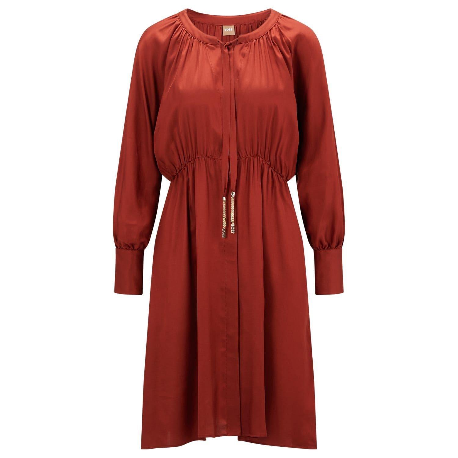 Red - Boss - Davinta1 Dress