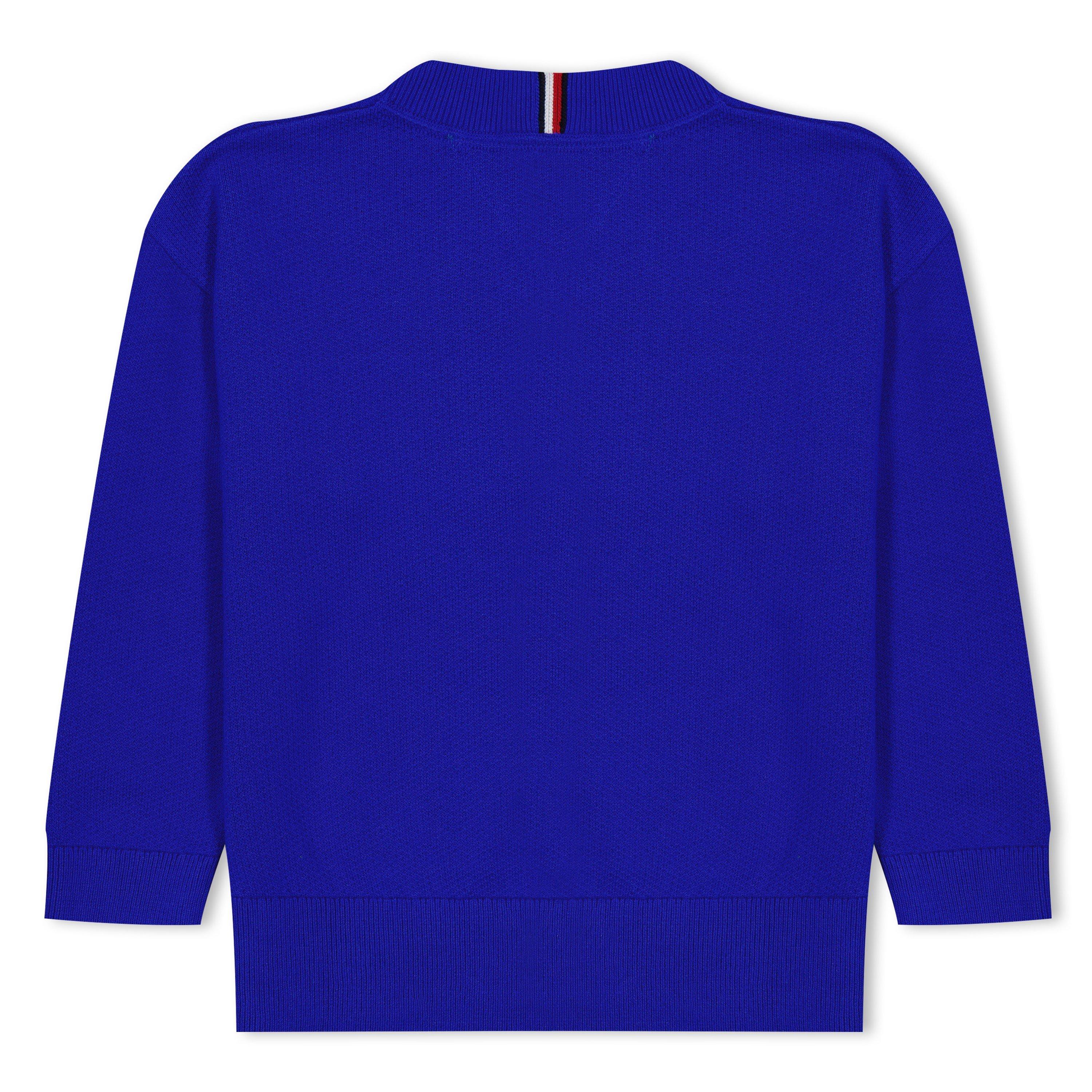 Ultra Blu - Tommy Hilfiger - Terry Knit Script Sweater Juniors - 6