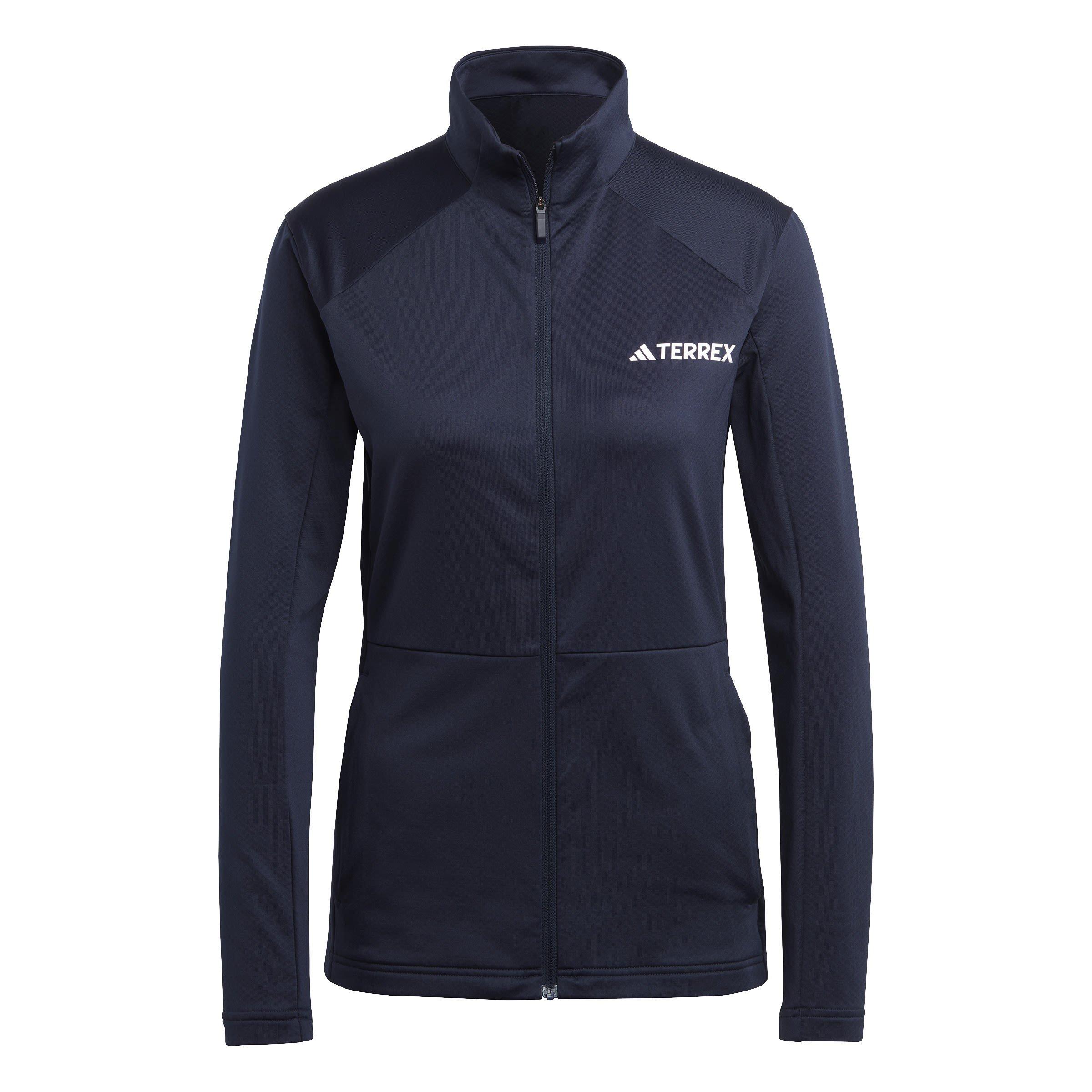 Adidas Women's Terrex  Full-Zip Fleece Jacket - Legend Ink - 8-10 (S)