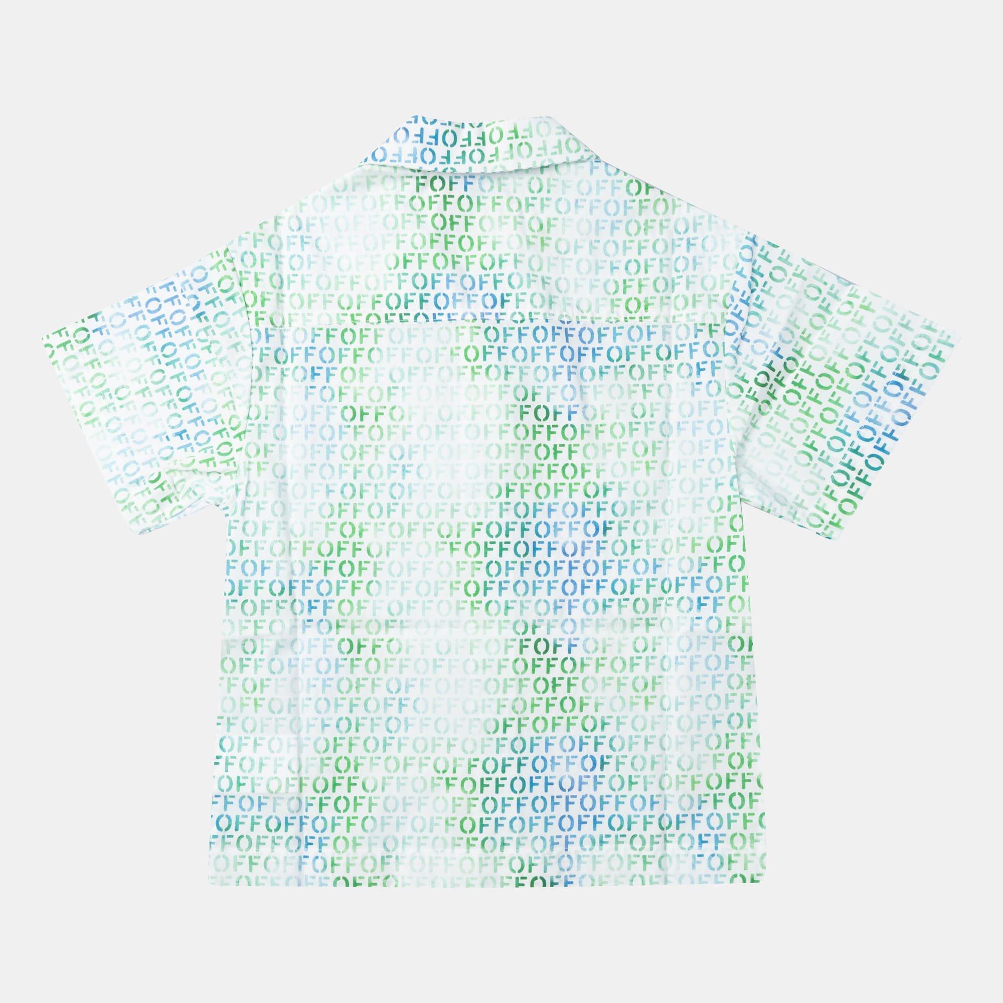 Multi Colour - Off White - Off Stamp Bowling Shirt - 2