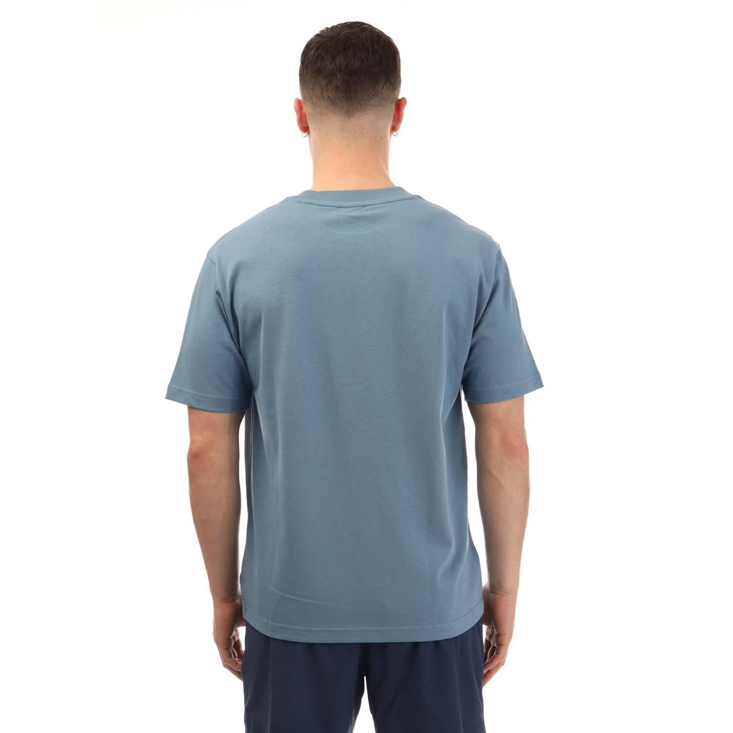 Blue - New Balance - Athletics Cotton T-Shirt - 3