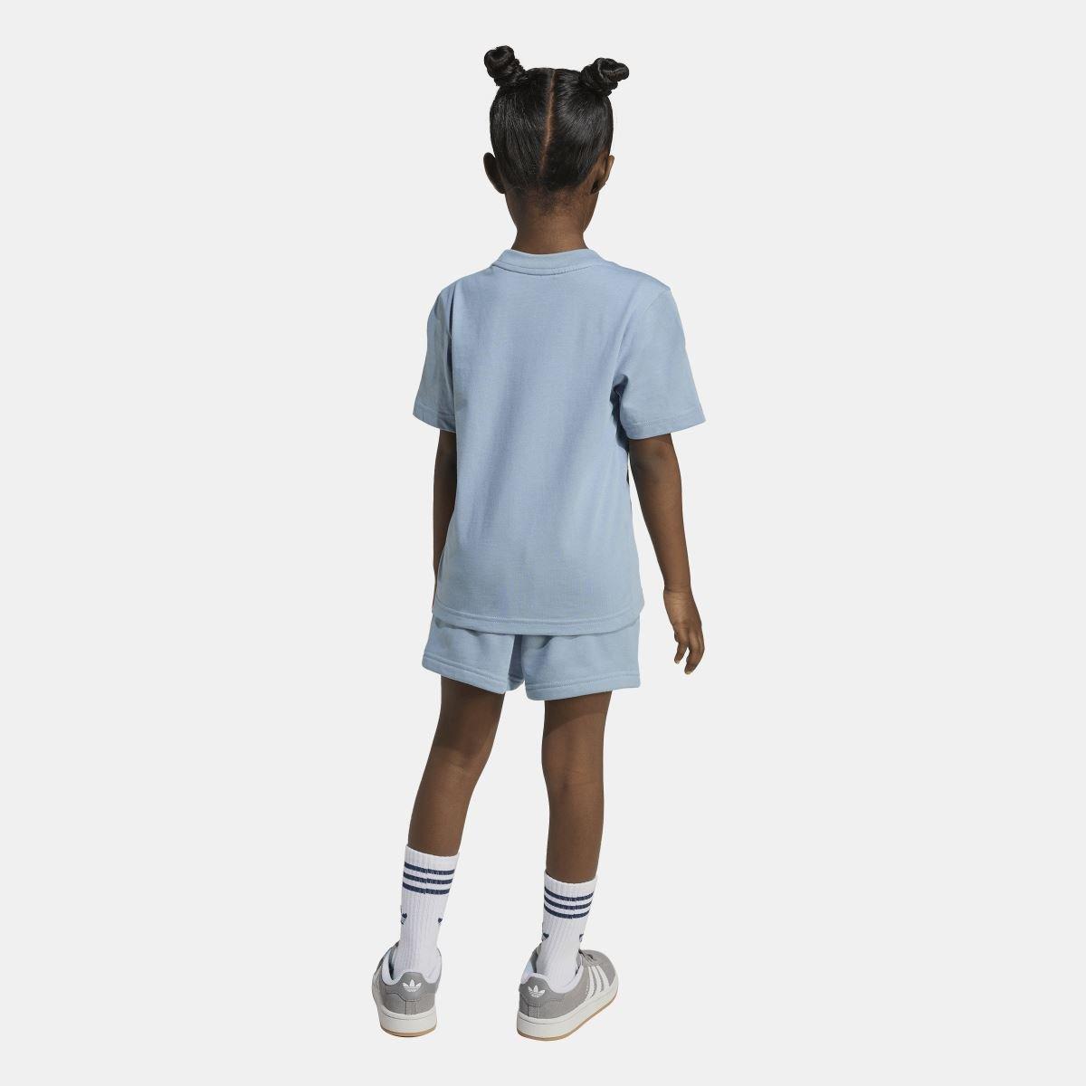 Blue - adidas Originals - Shorts & T-Shirt Set - 5