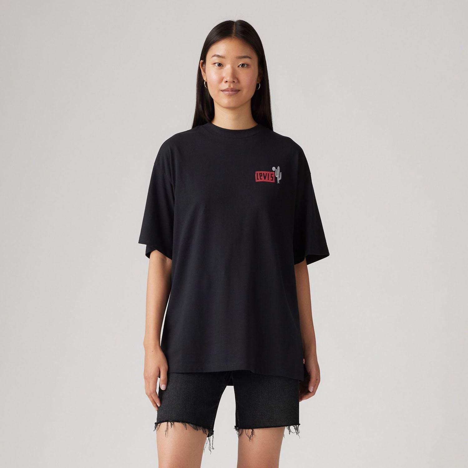 Blue - Levis - Graphic Short Stack T-Shirt - 3