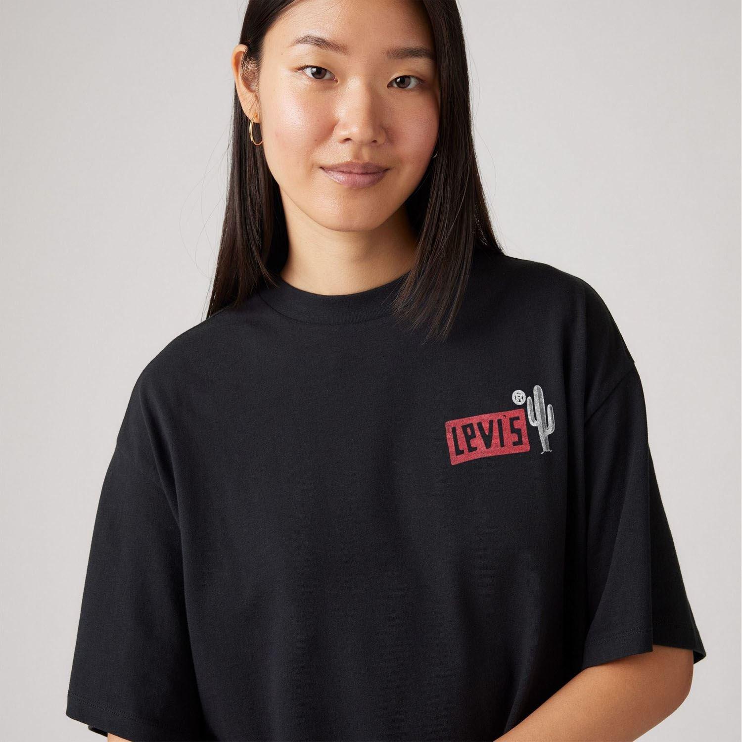 Blue - Levis - Graphic Short Stack T-Shirt - 5