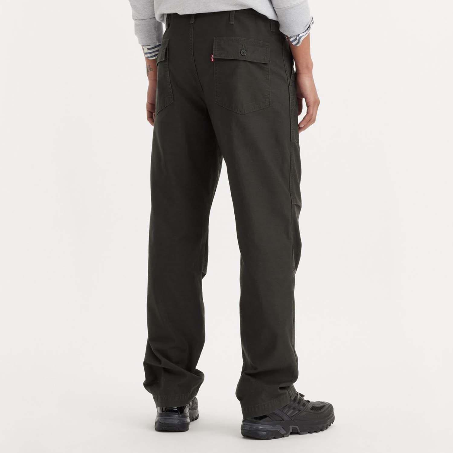 Black - Levis - Loose Straight Surplus Pants - 2