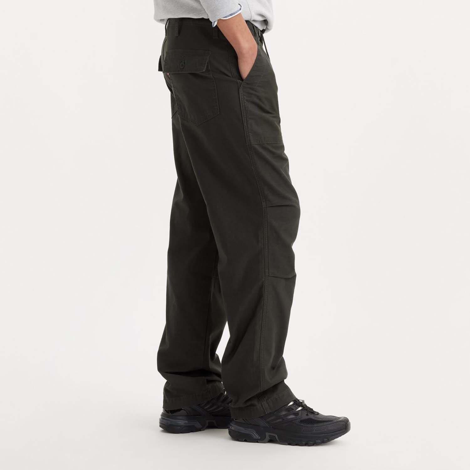 Black - Levis - Loose Straight Surplus Pants - 4