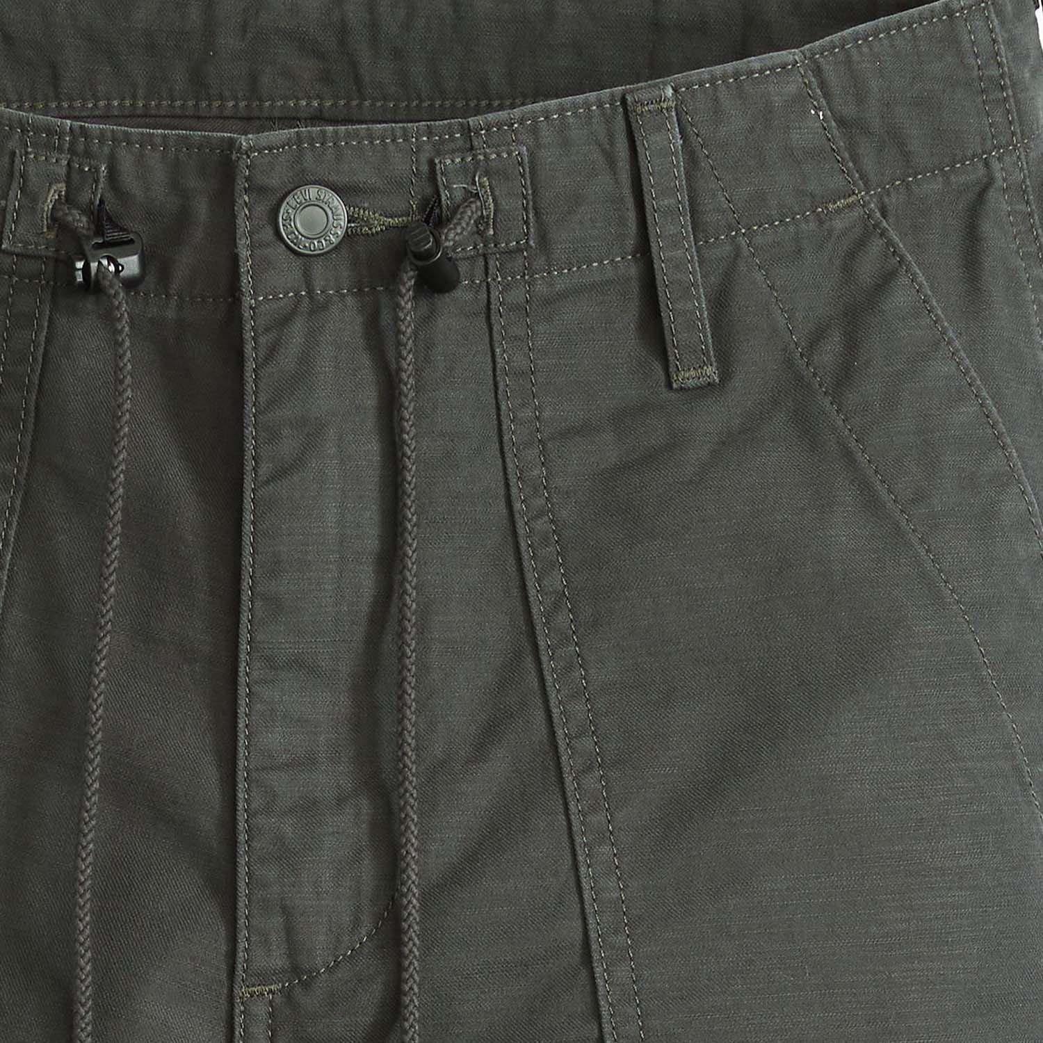 Black - Levis - Loose Straight Surplus Pants - 5