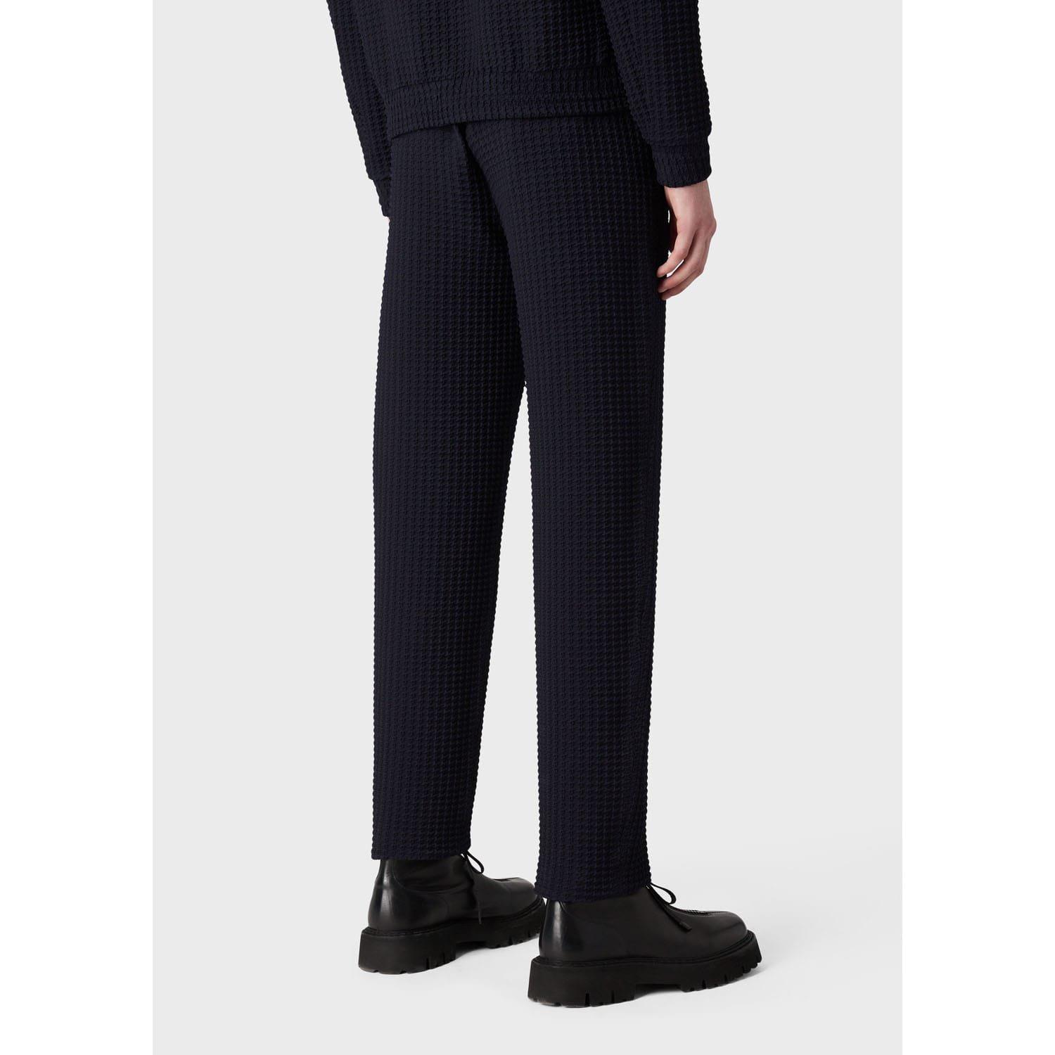 Navy - Emporio Armani - Trousers - 2