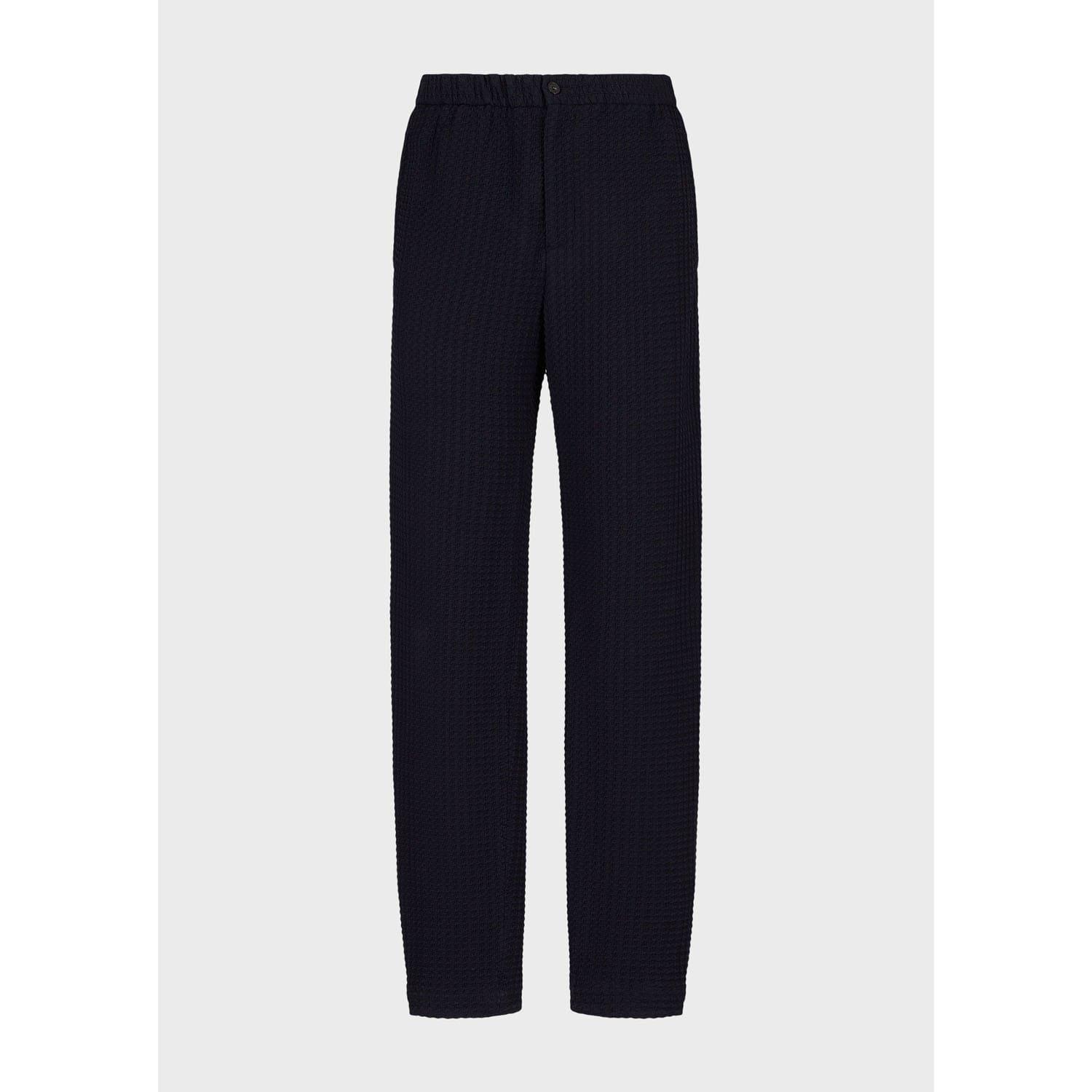 Navy - Emporio Armani - Trousers - 3