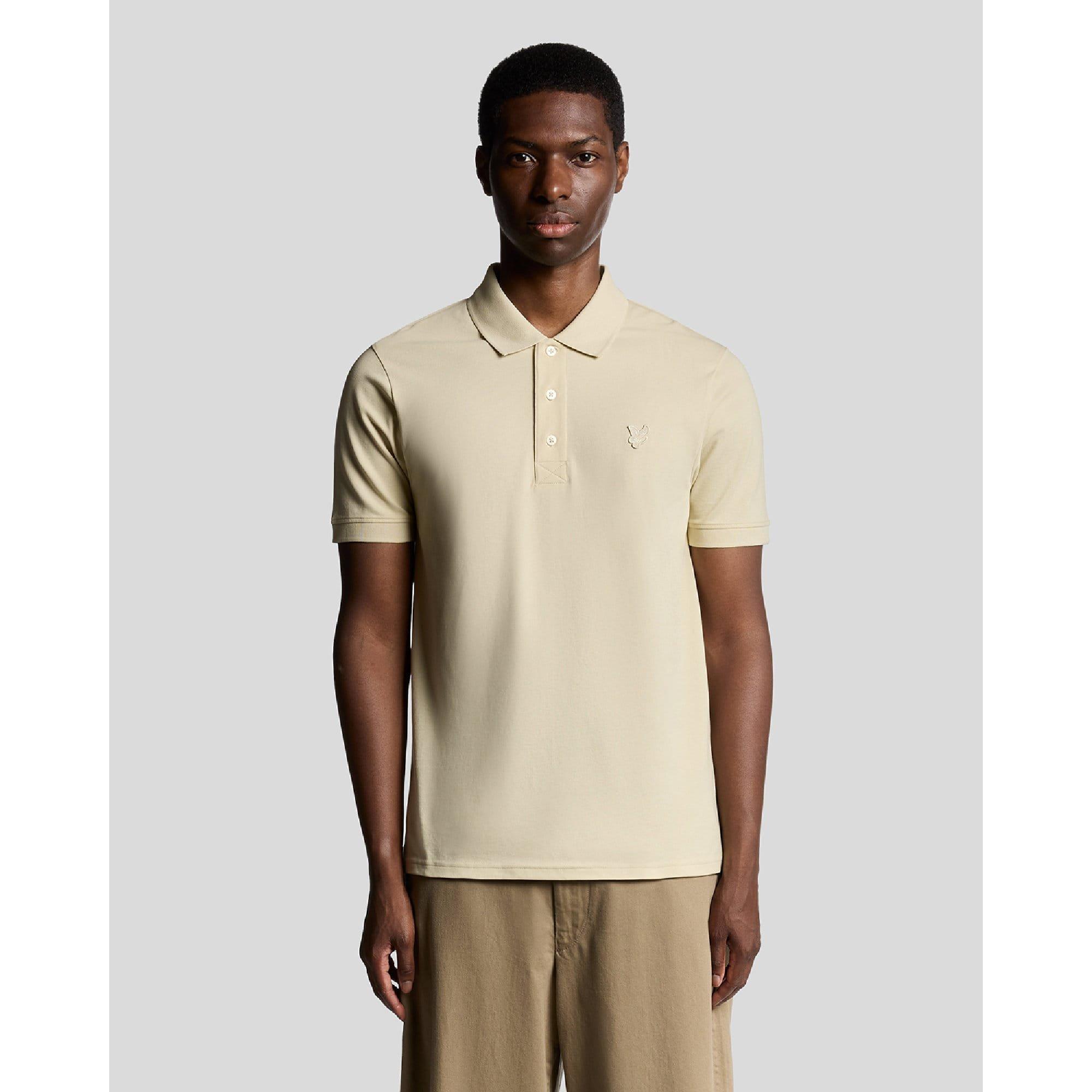 Beige - Lyle and Scott - Superfine Polo Shirt - 1