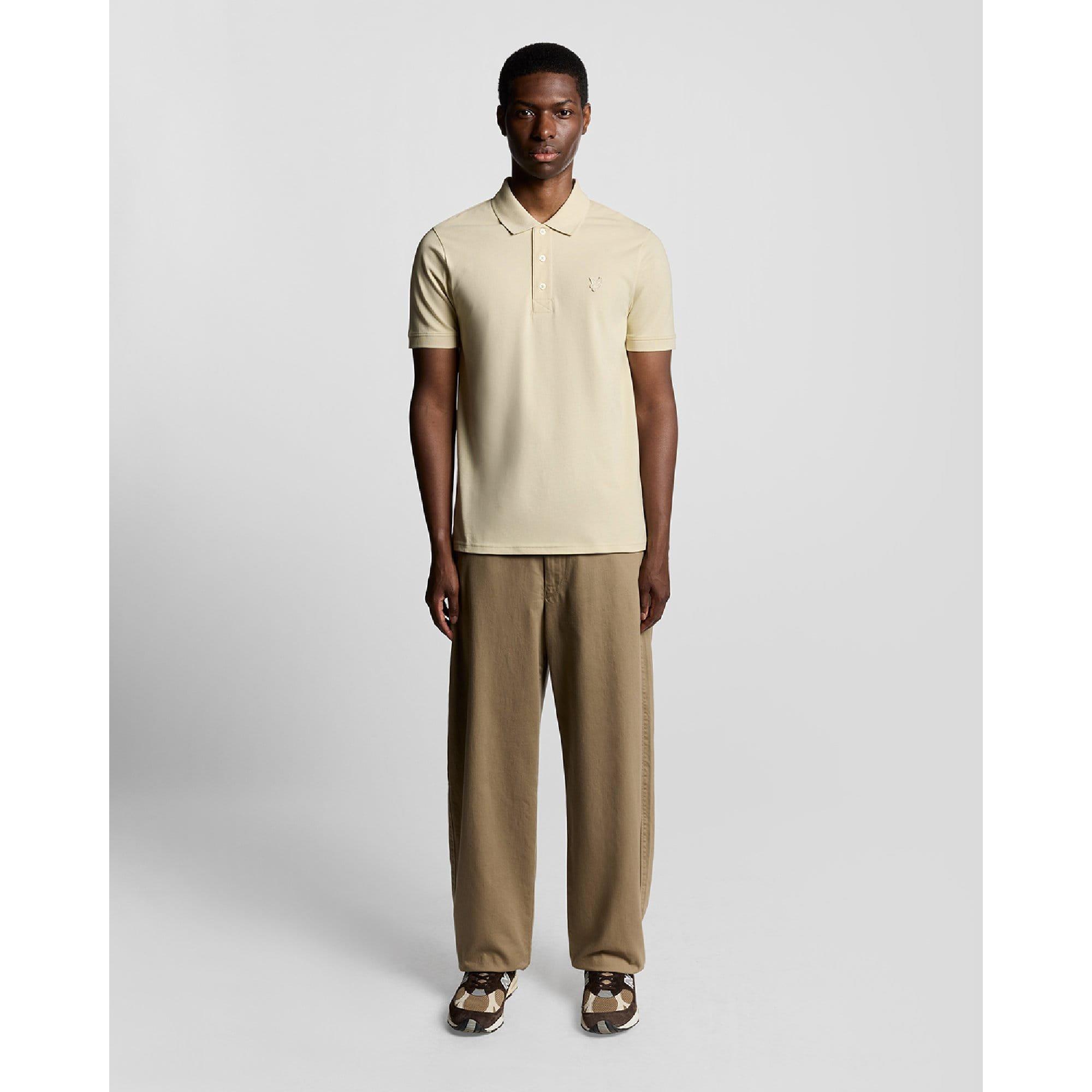 Beige - Lyle and Scott - Superfine Polo Shirt - 2