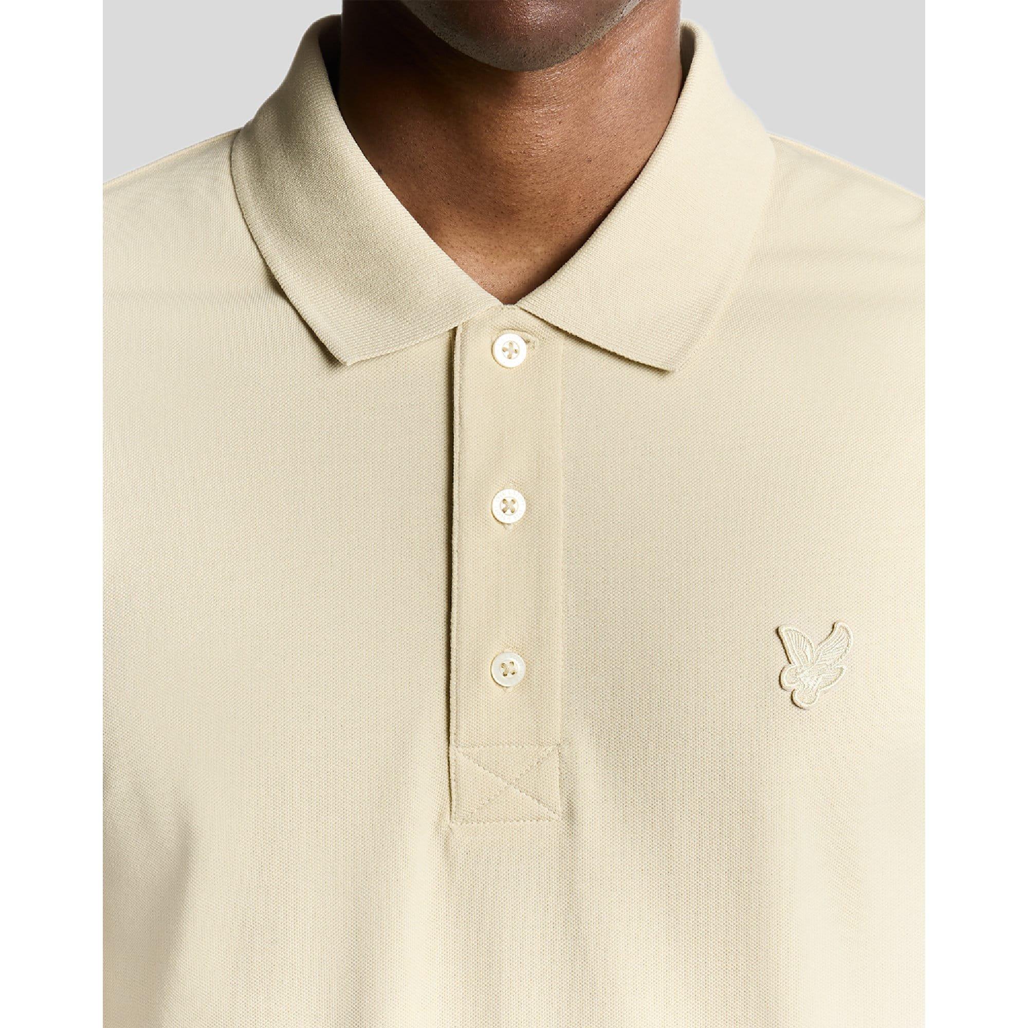 Beige - Lyle and Scott - Superfine Polo Shirt - 3