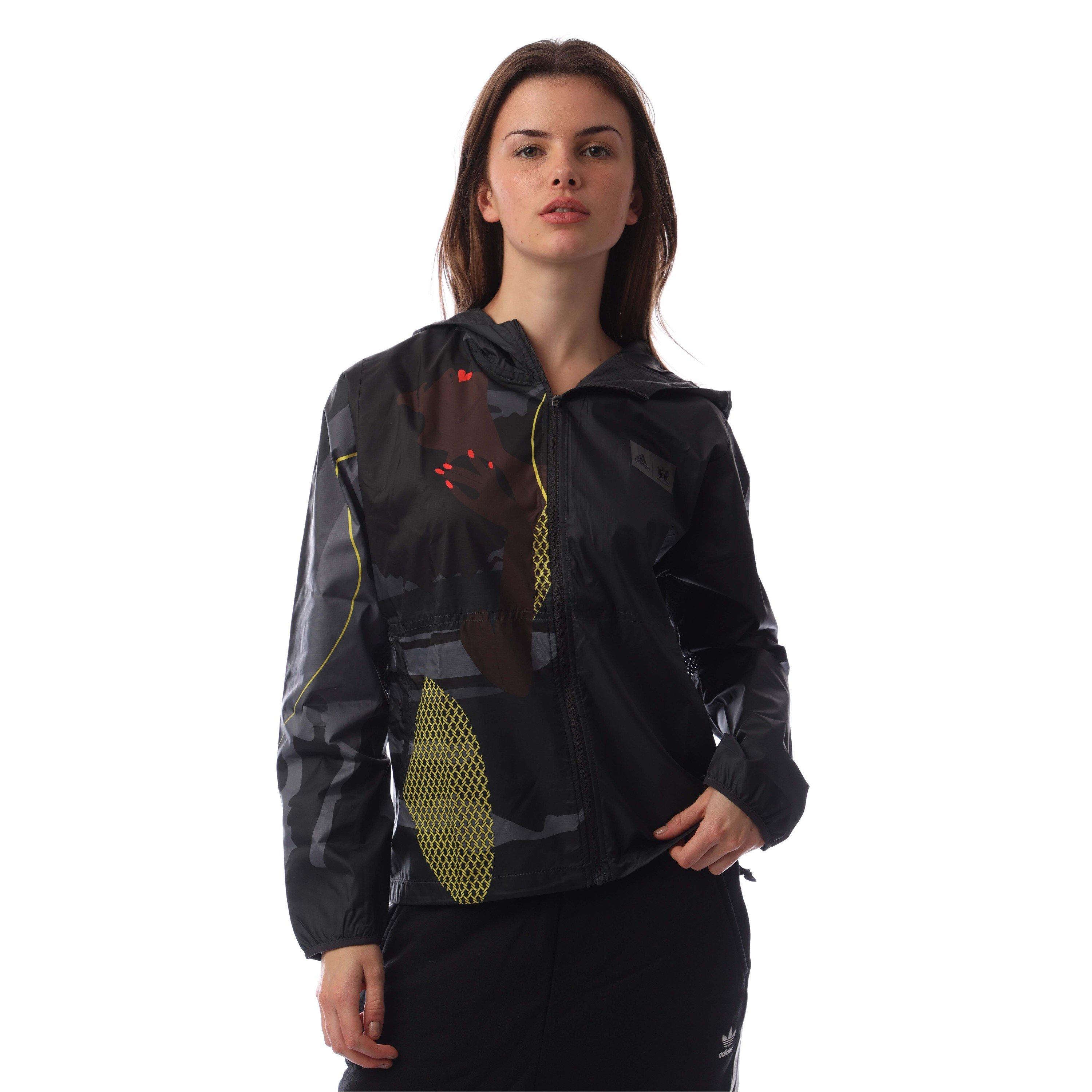 Grey - adidas - Thebe Magugu Fast Running Jacket - 1