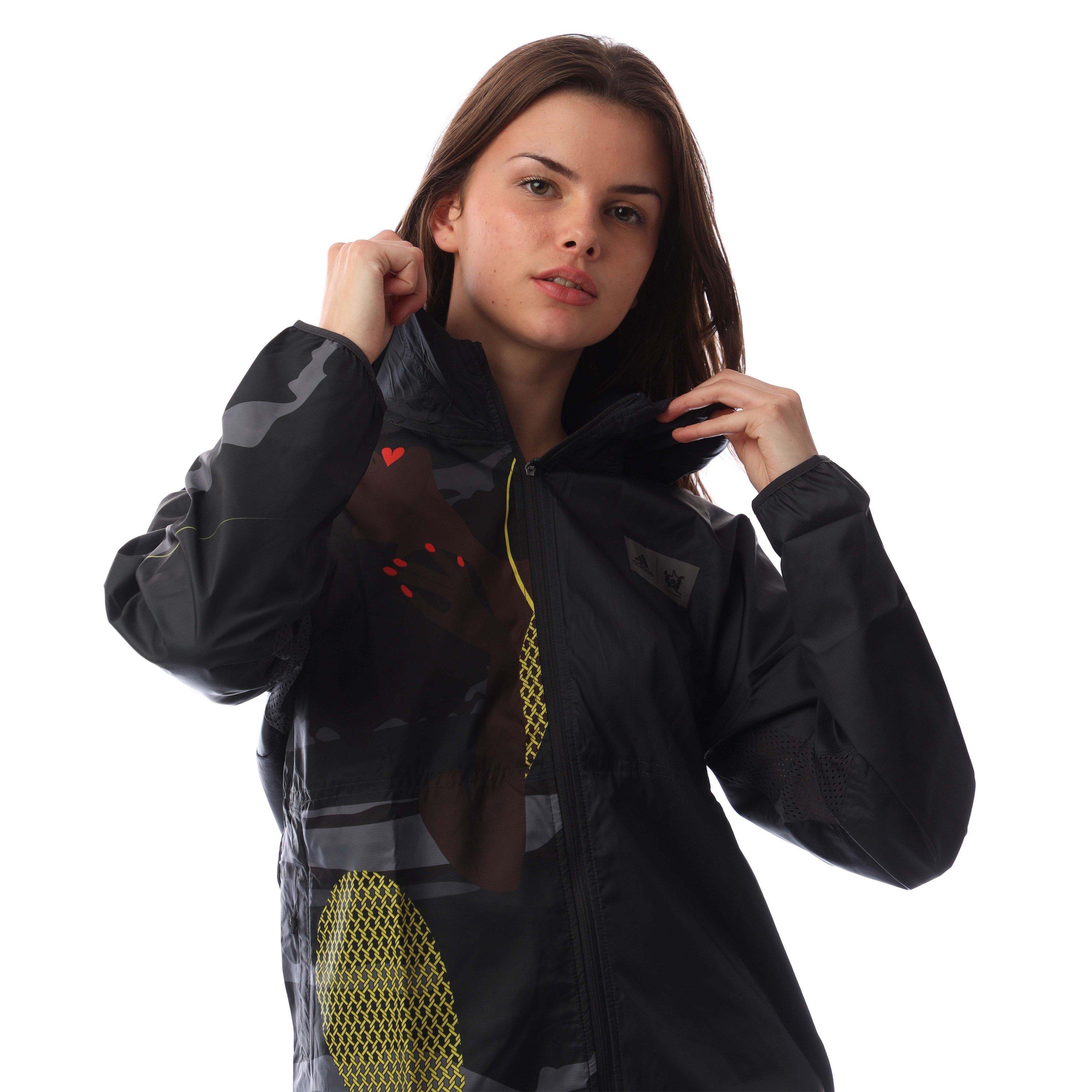 Grey - adidas - Thebe Magugu Fast Running Jacket - 2