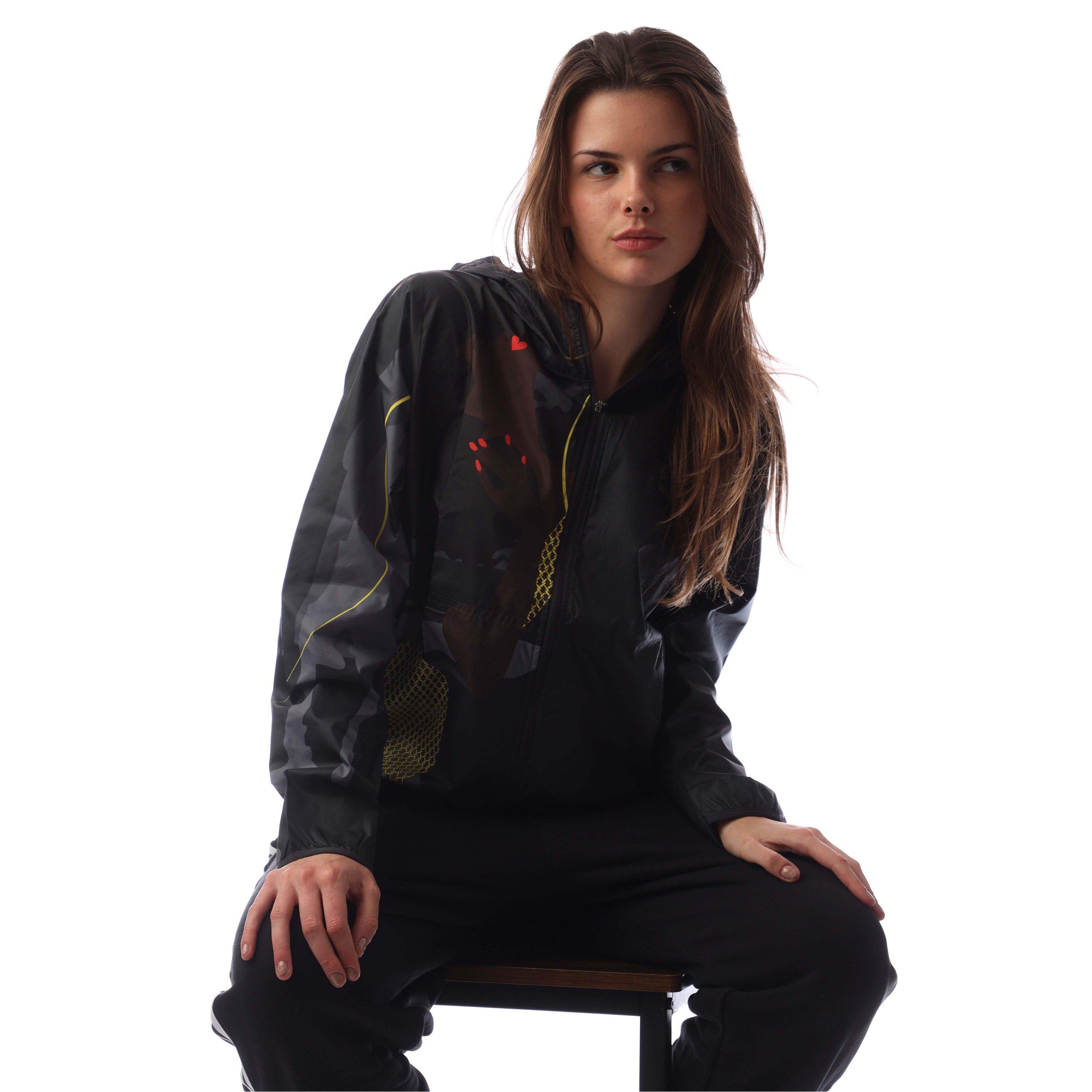 Grey - adidas - Thebe Magugu Fast Running Jacket - 4