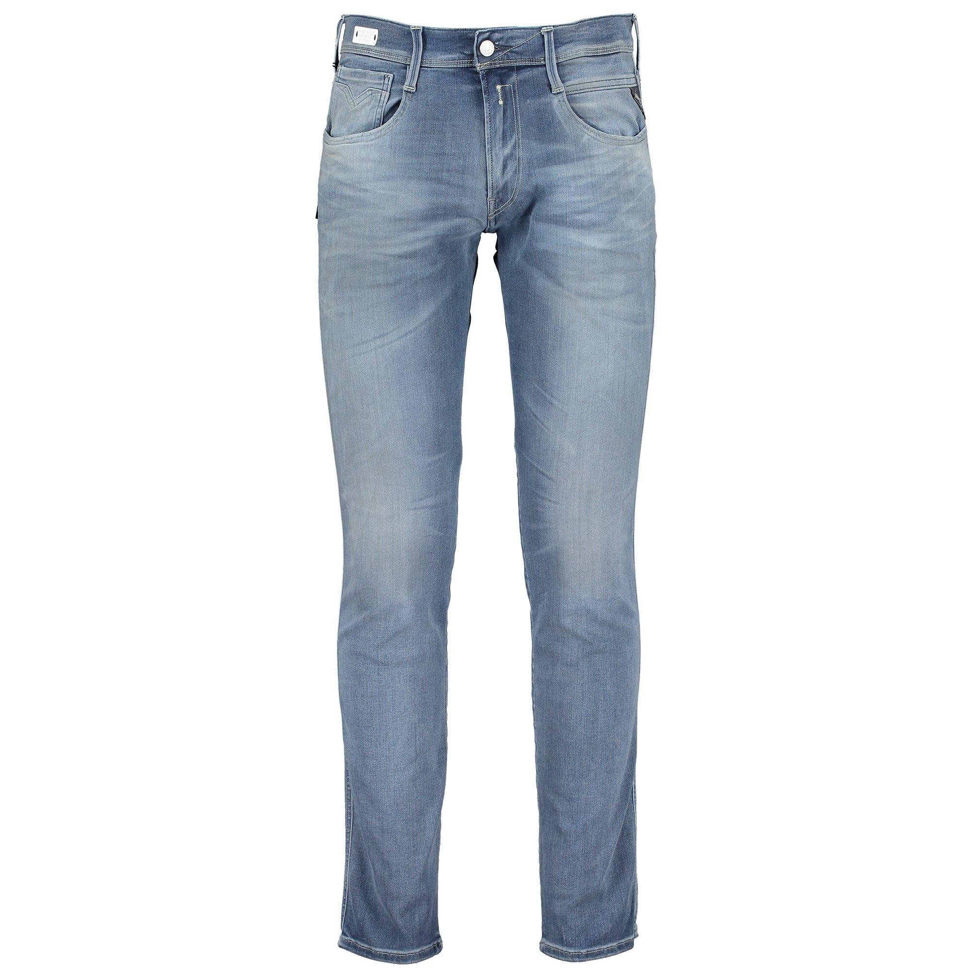 Blue - Replay - Anbass Hyperflex Bio Slim Fit Jeans