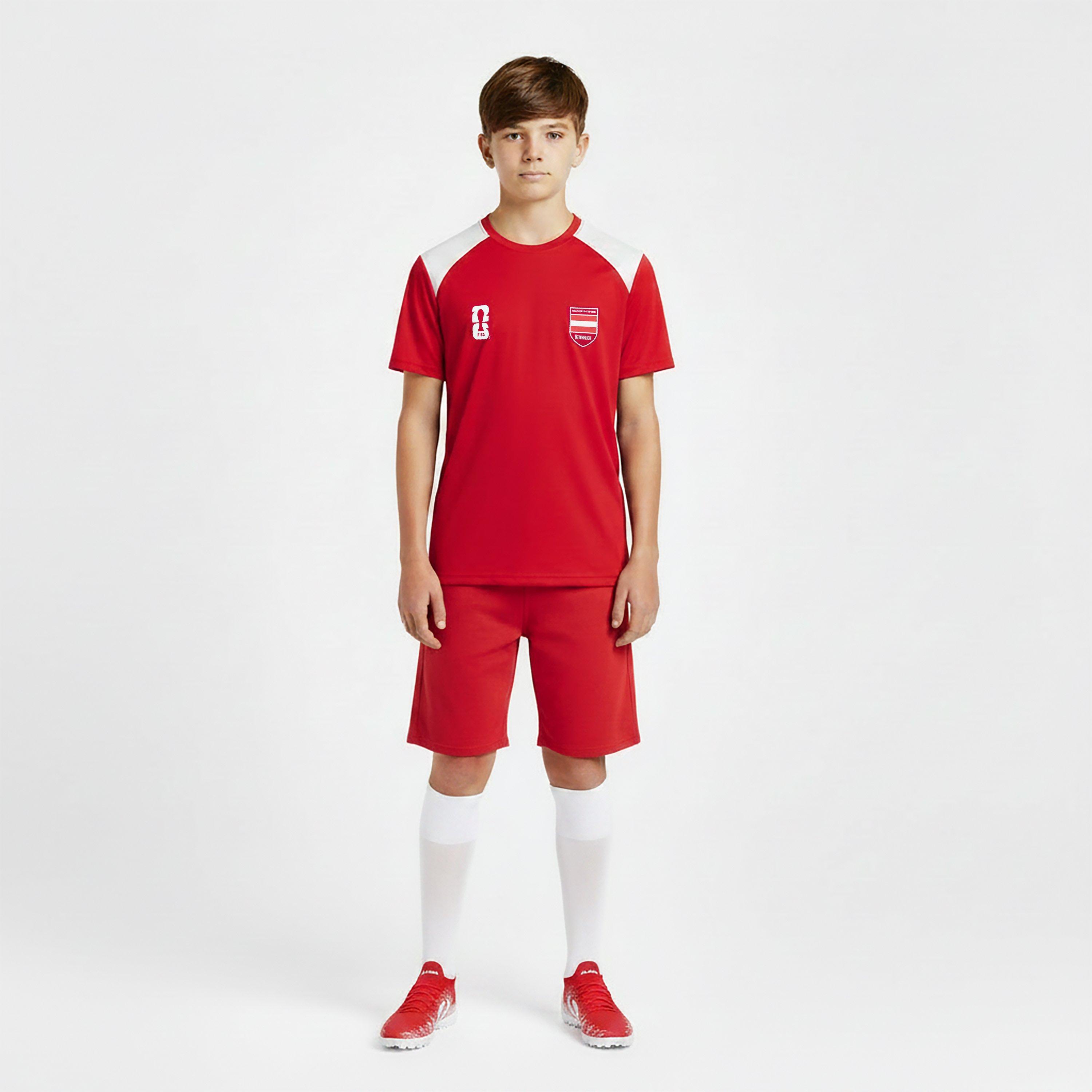 Red - FIFA - Kids Austria FIFA World Cup 2026™ Short Sleeve T-Shirt - 3